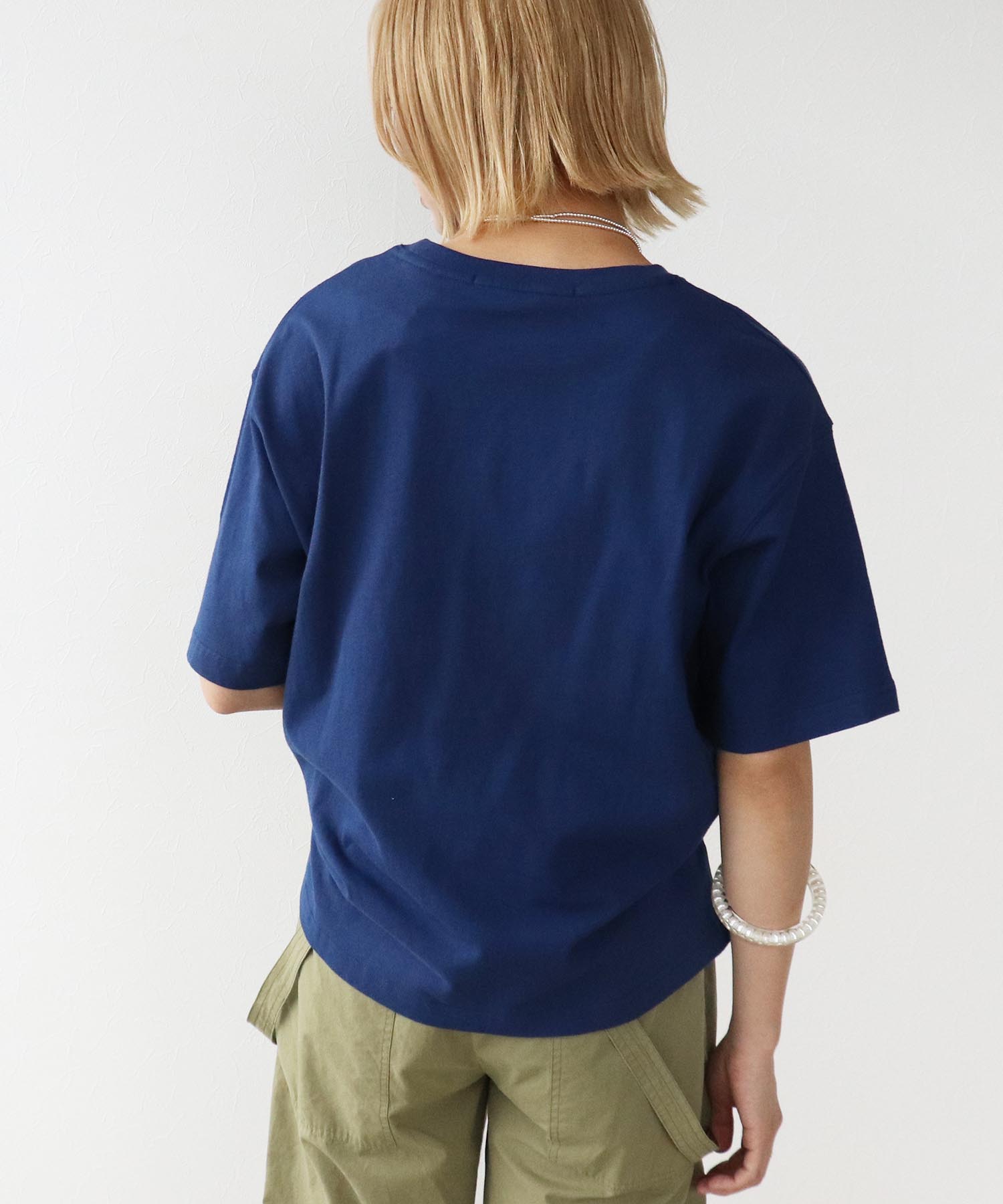 【抗菌防臭加工】USAコットンクルーネックTシャツ