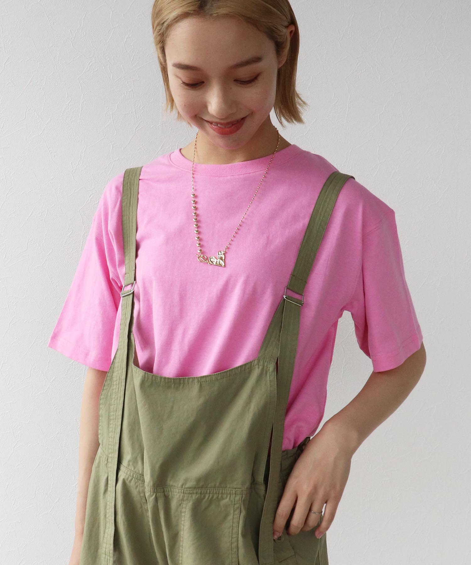 【抗菌防臭加工】USAコットンクルーネックTシャツ
