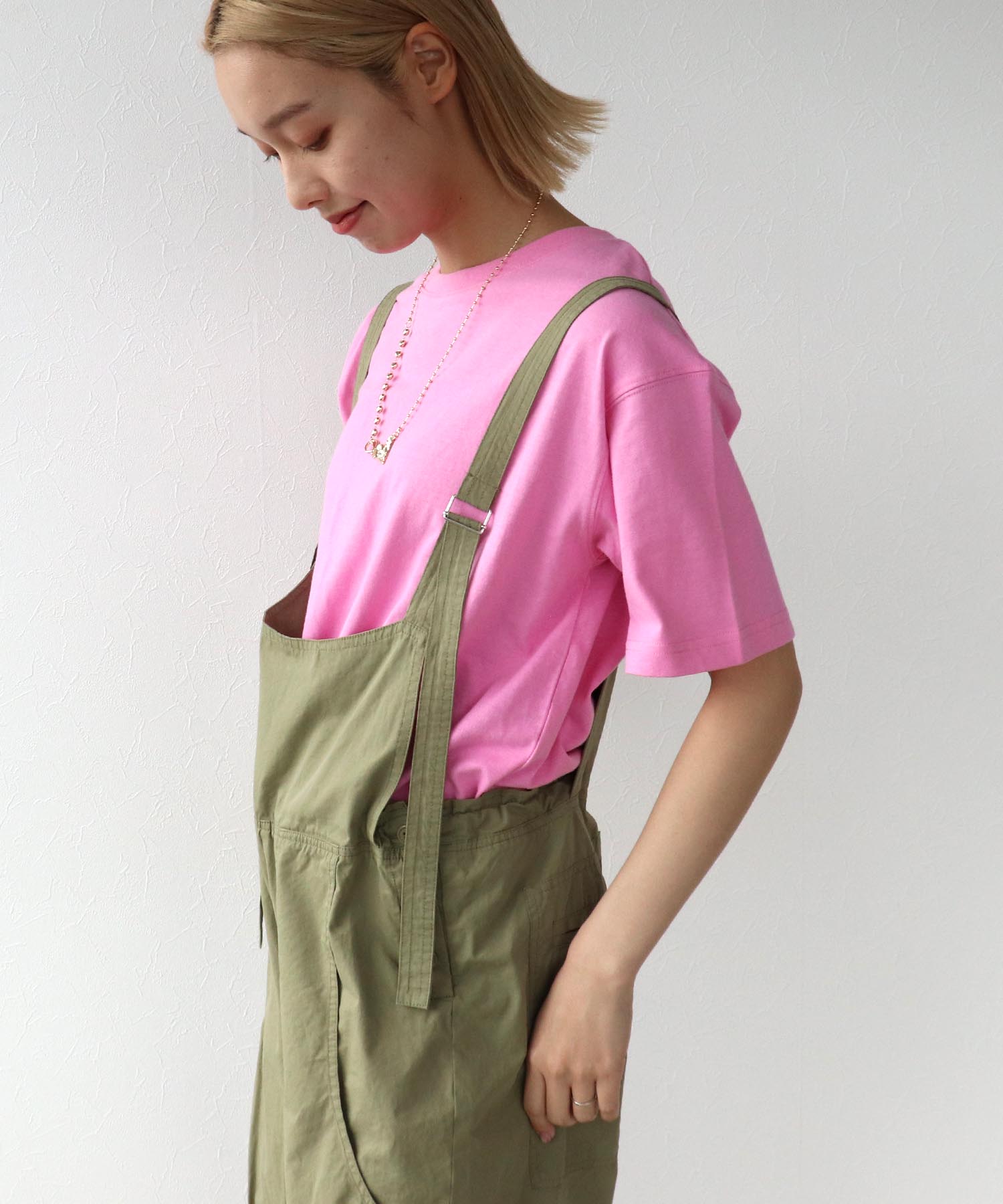 【抗菌防臭加工】USAコットンクルーネックTシャツ
