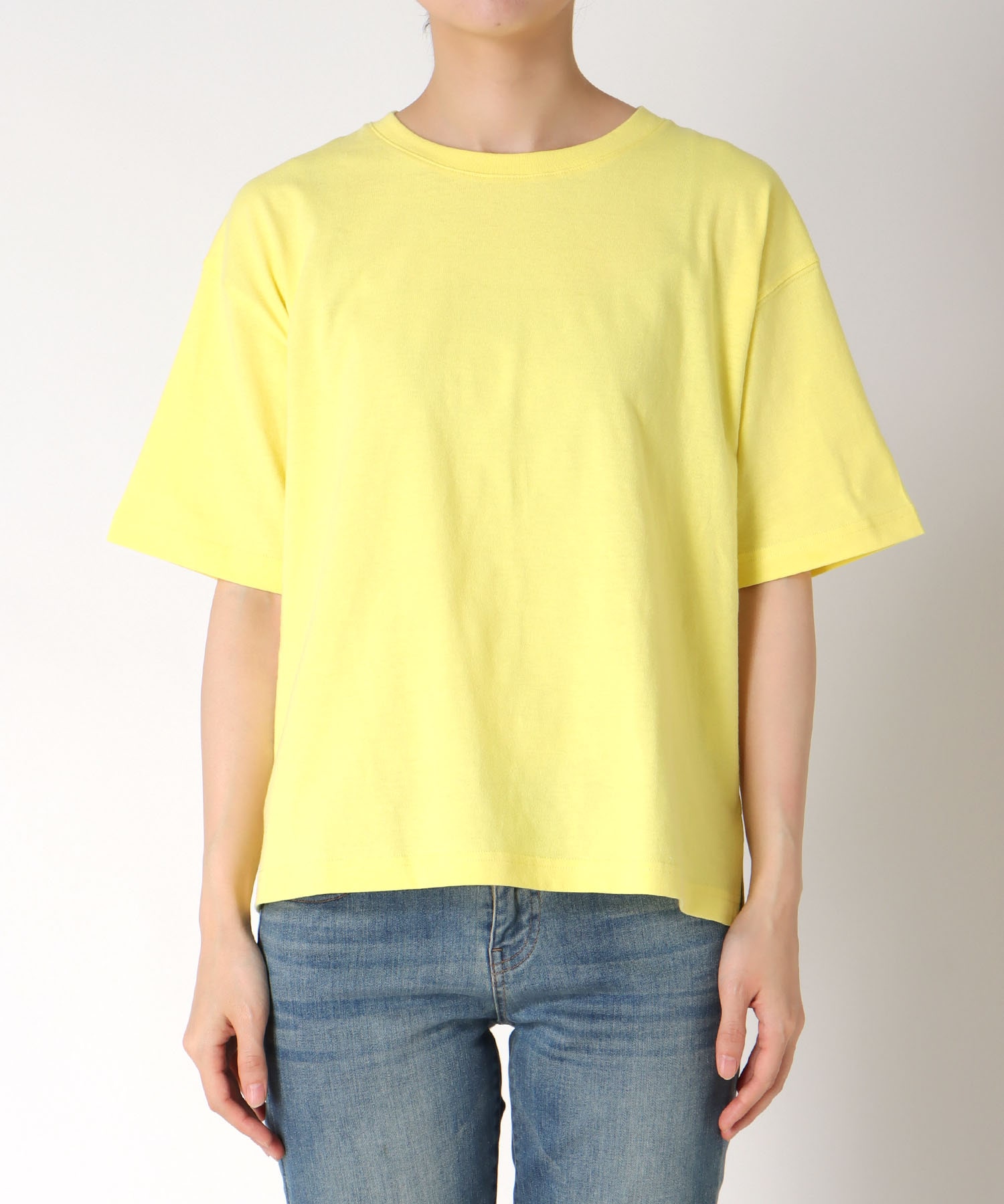 【抗菌防臭加工】USAコットンクルーネックTシャツ