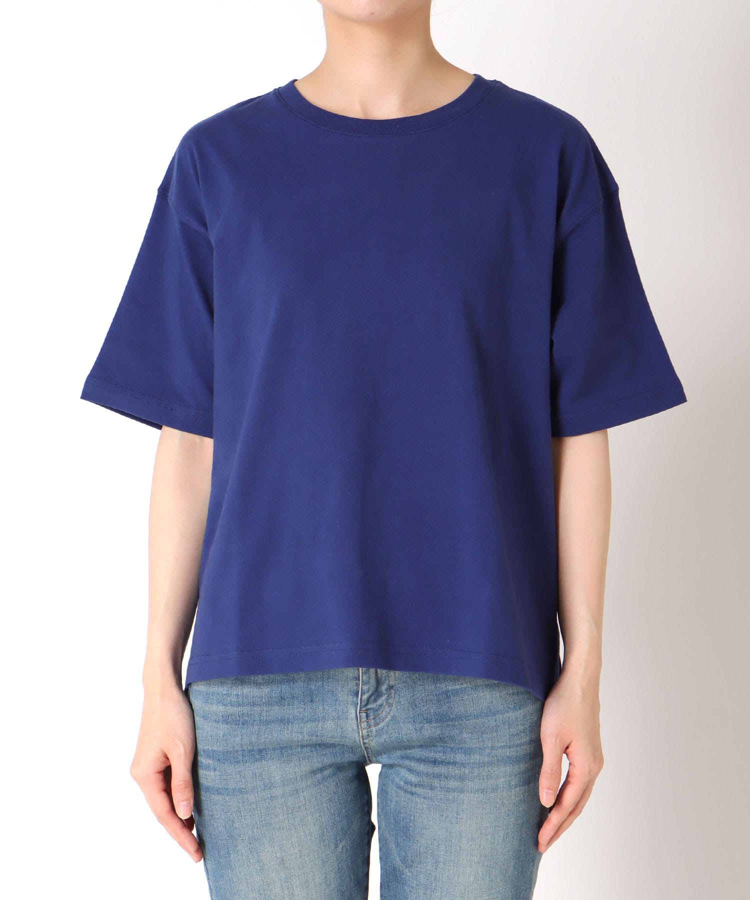 【抗菌防臭加工】USAコットンクルーネックTシャツ