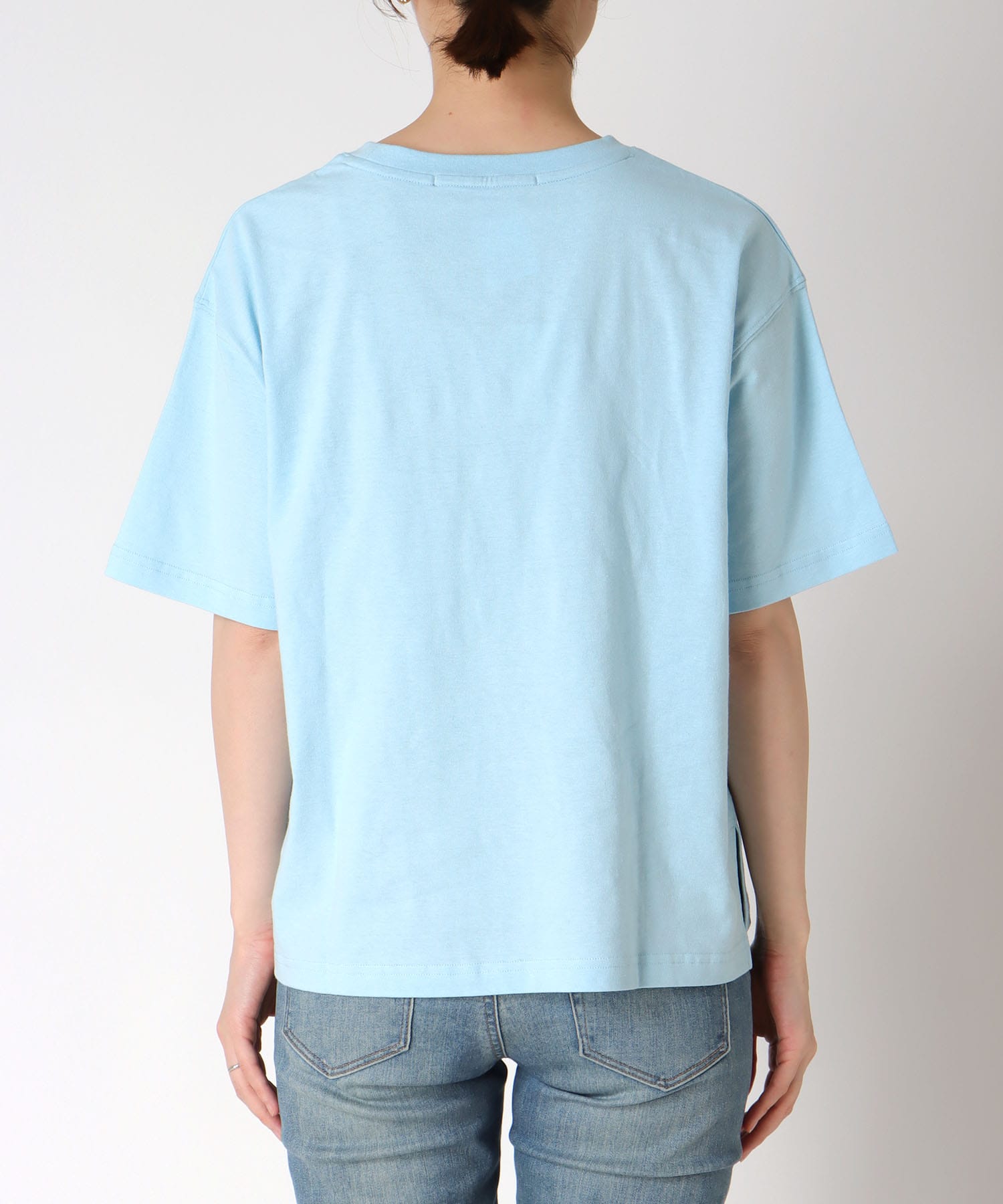 【抗菌防臭加工】USAコットンクルーネックTシャツ