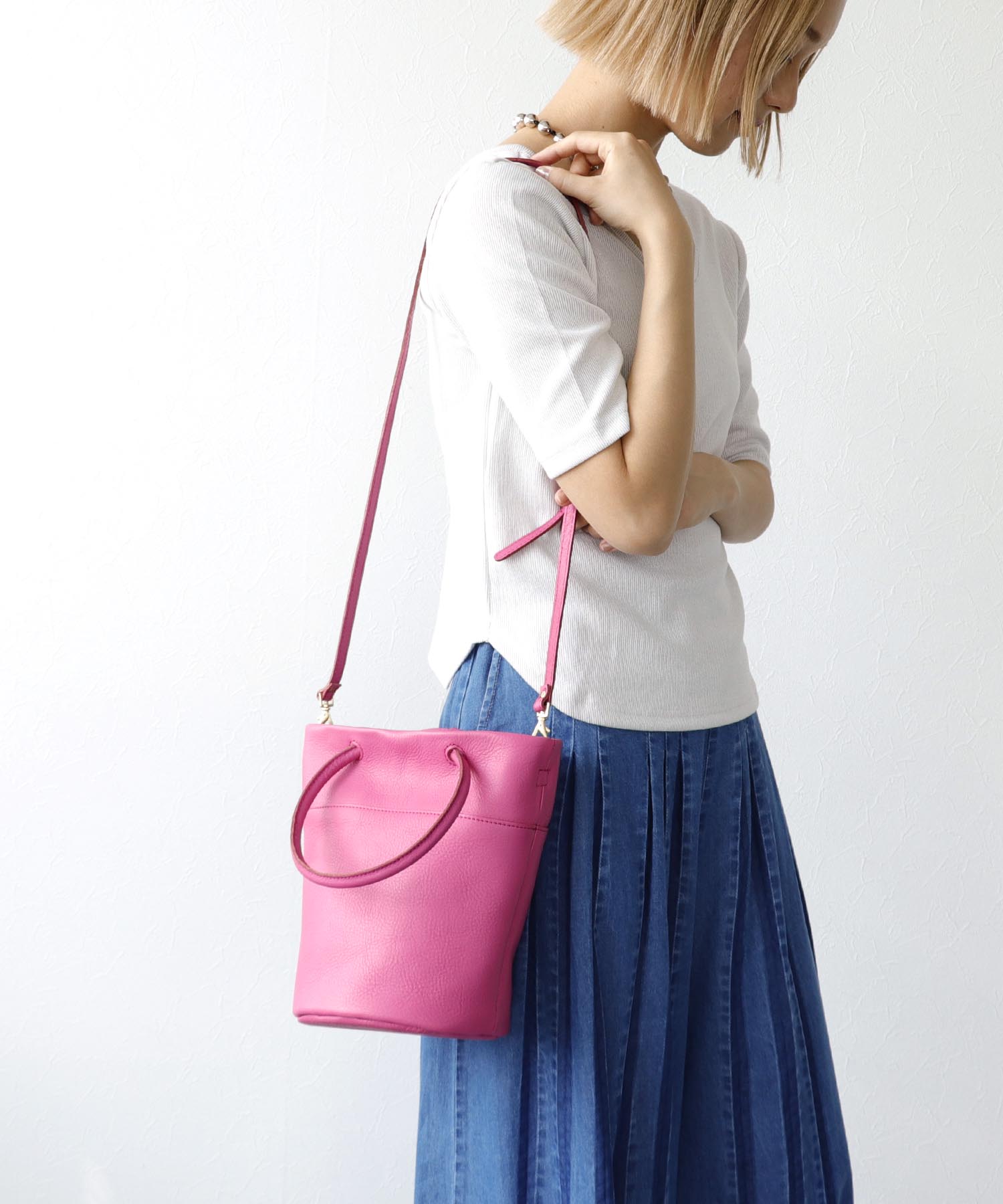 姫路レザー丸手・2wayBAG
