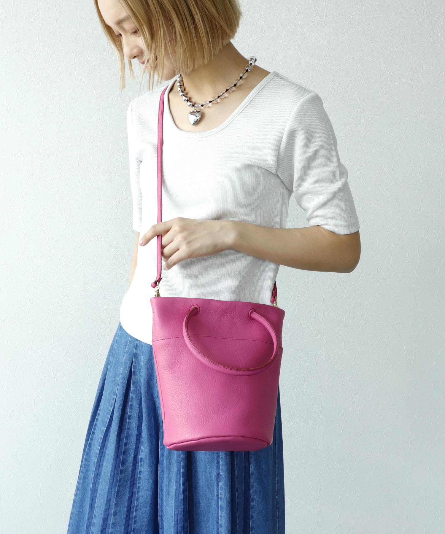 姫路レザー丸手・2wayBAG