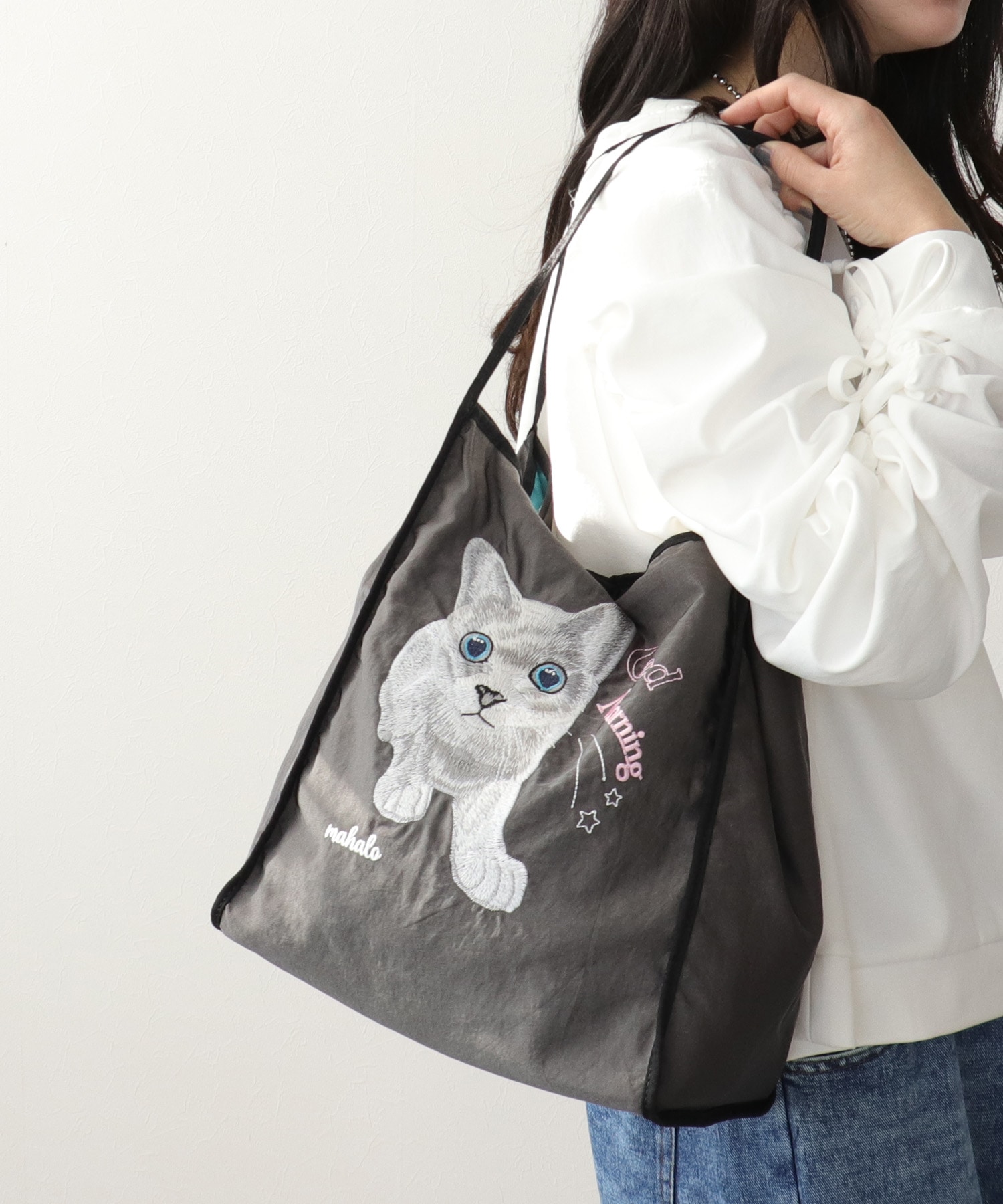 アニマル刺繍トートBAG