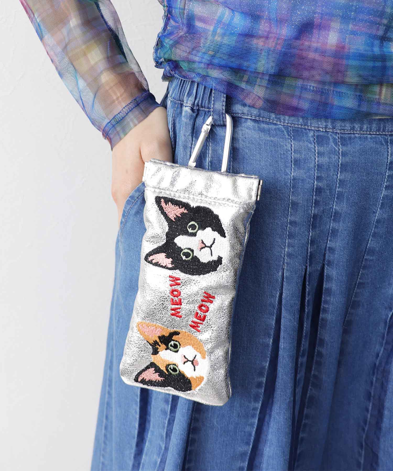 刺繍サングラスケース