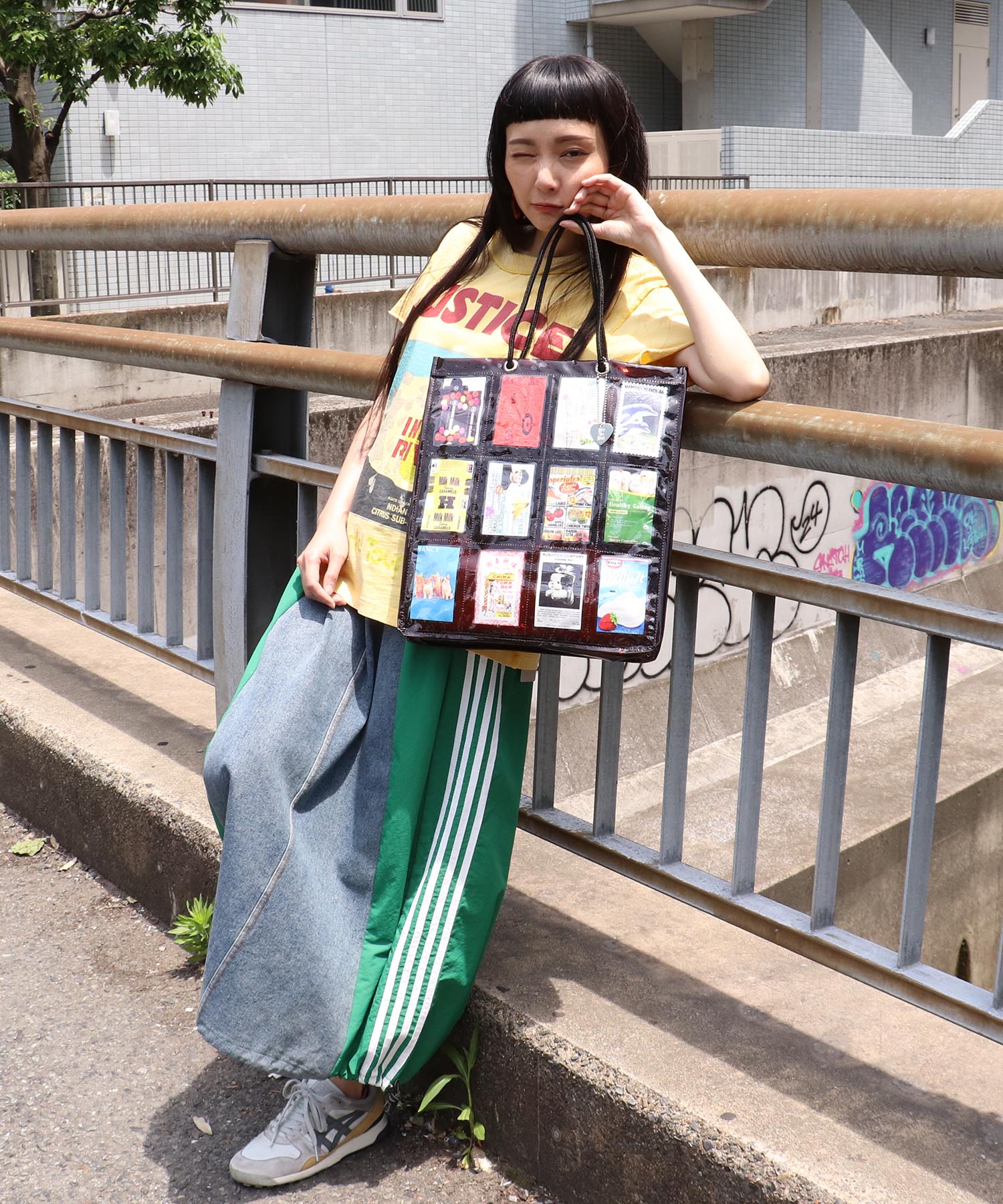Shield Motif Tote