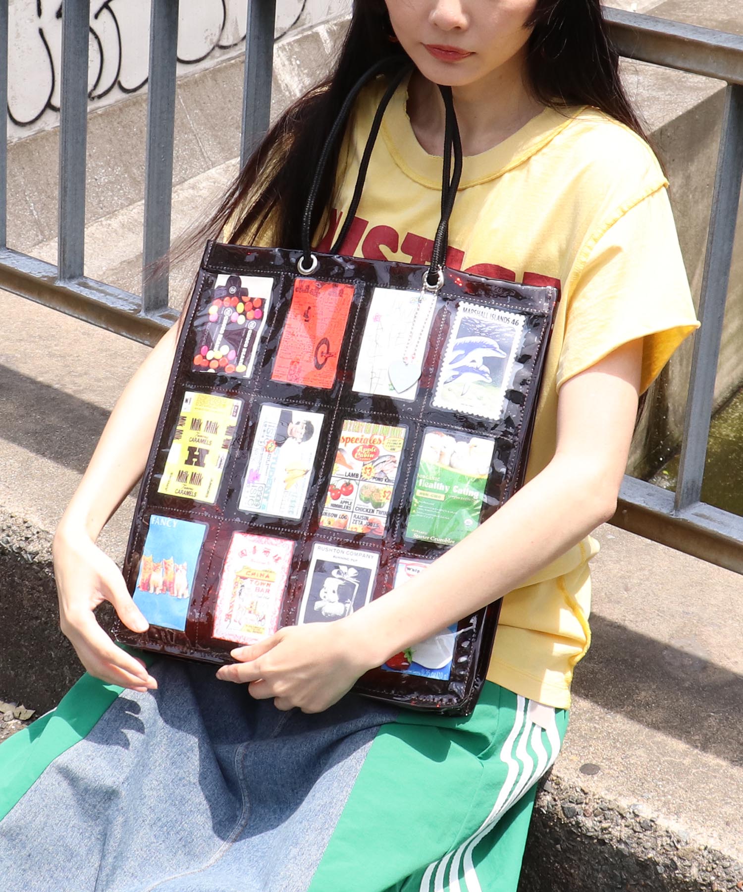 Shield Motif Tote