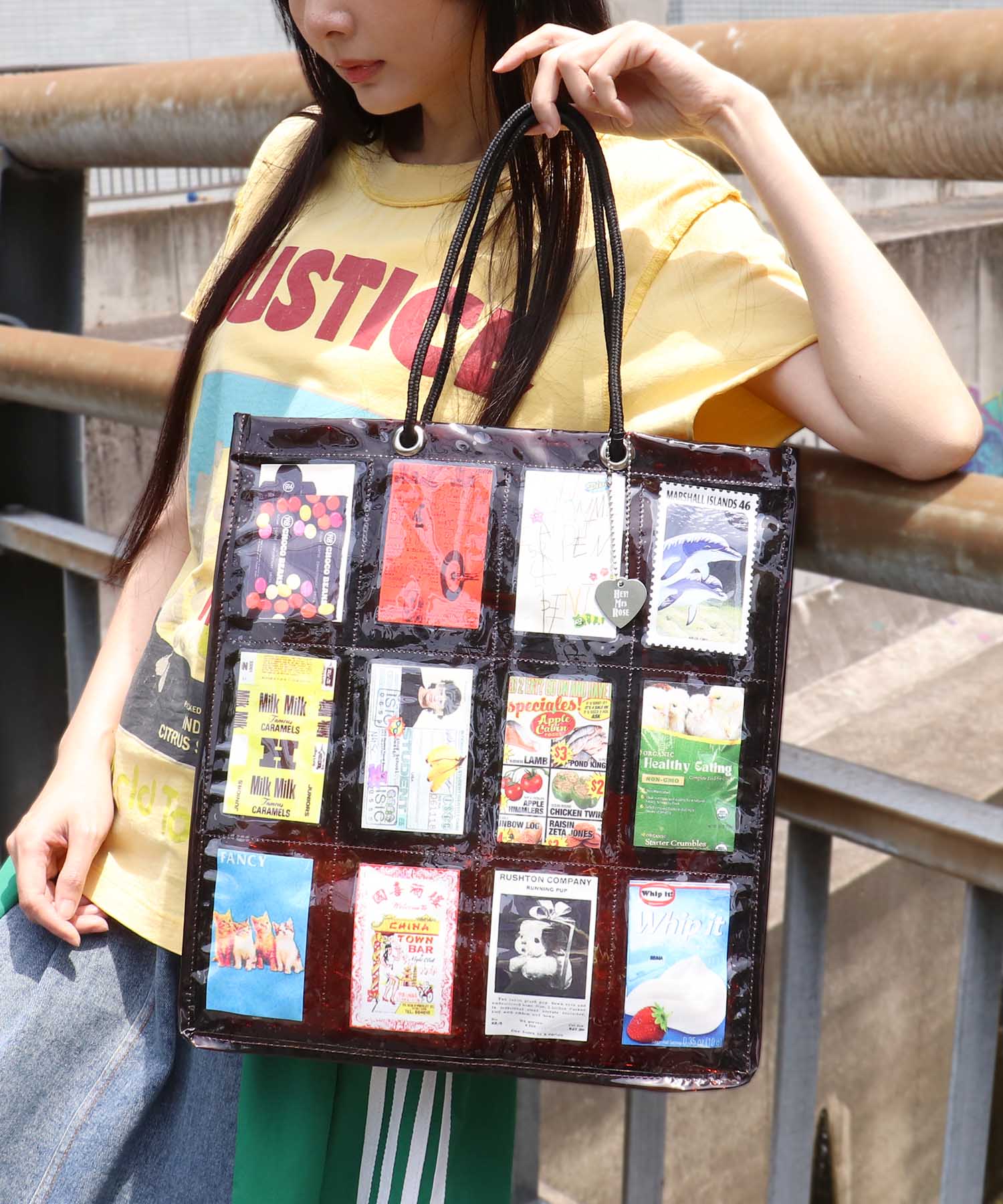 Shield Motif Tote