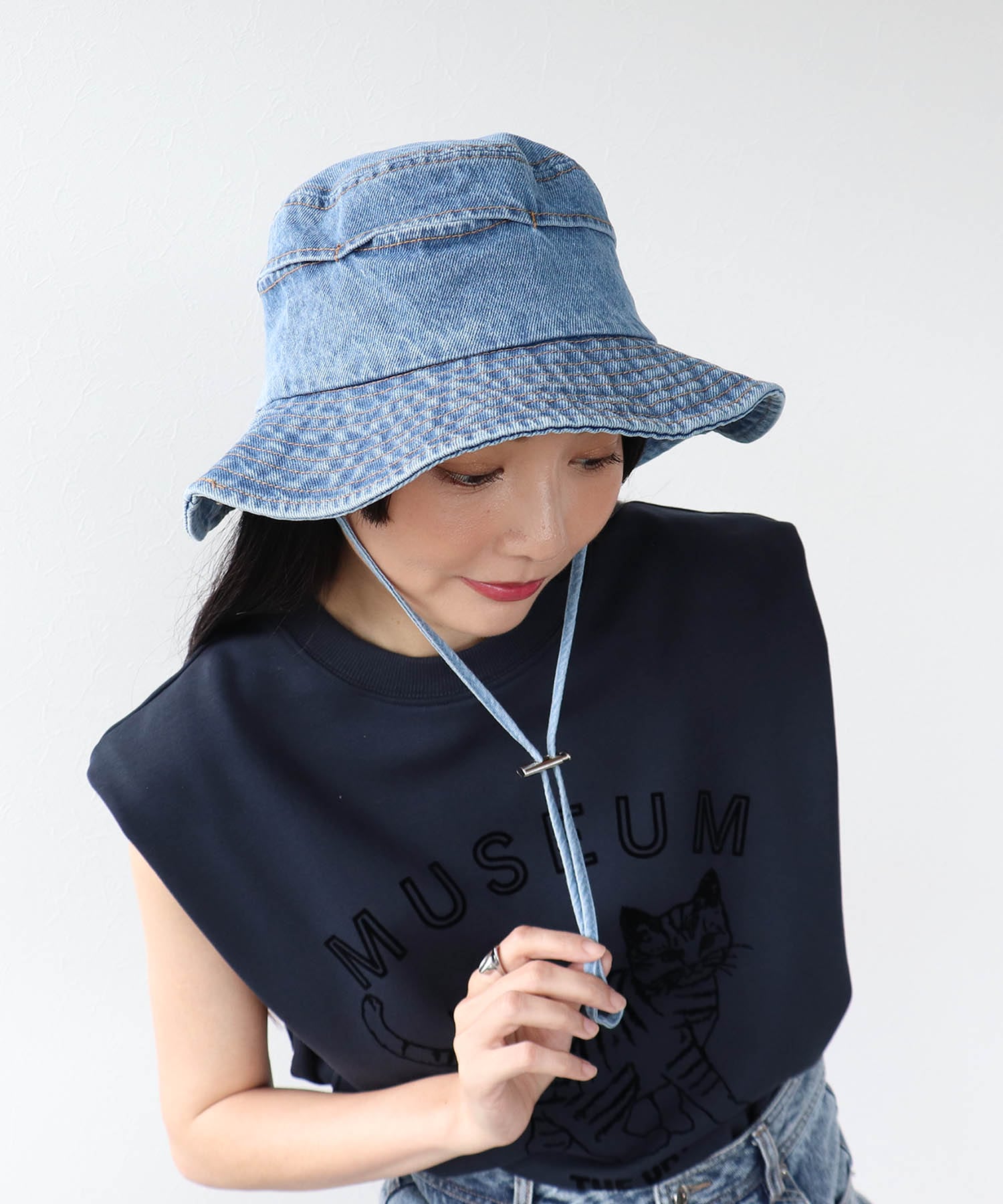 アジャスター付きデニムHAT