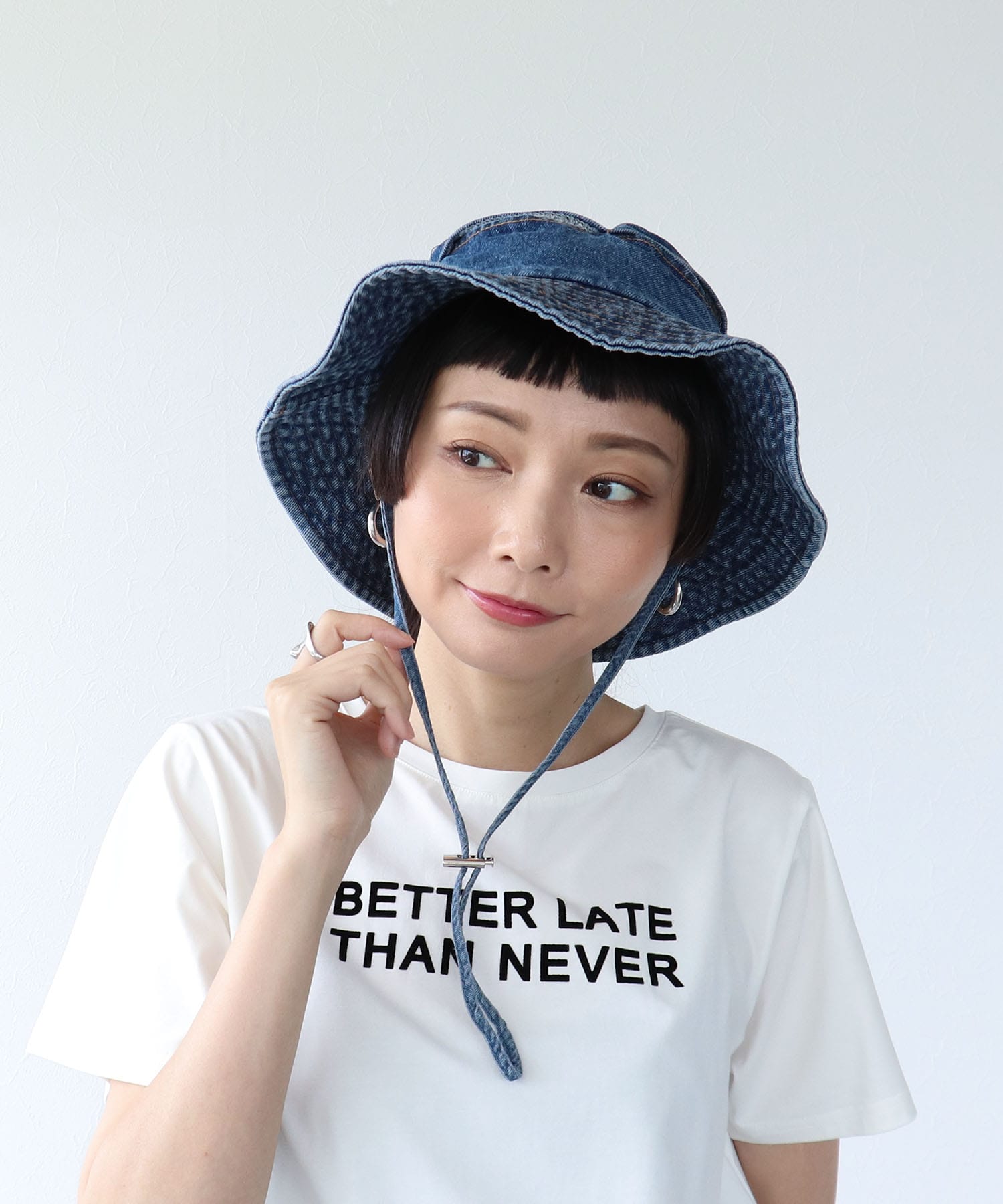アジャスター付きデニムHAT