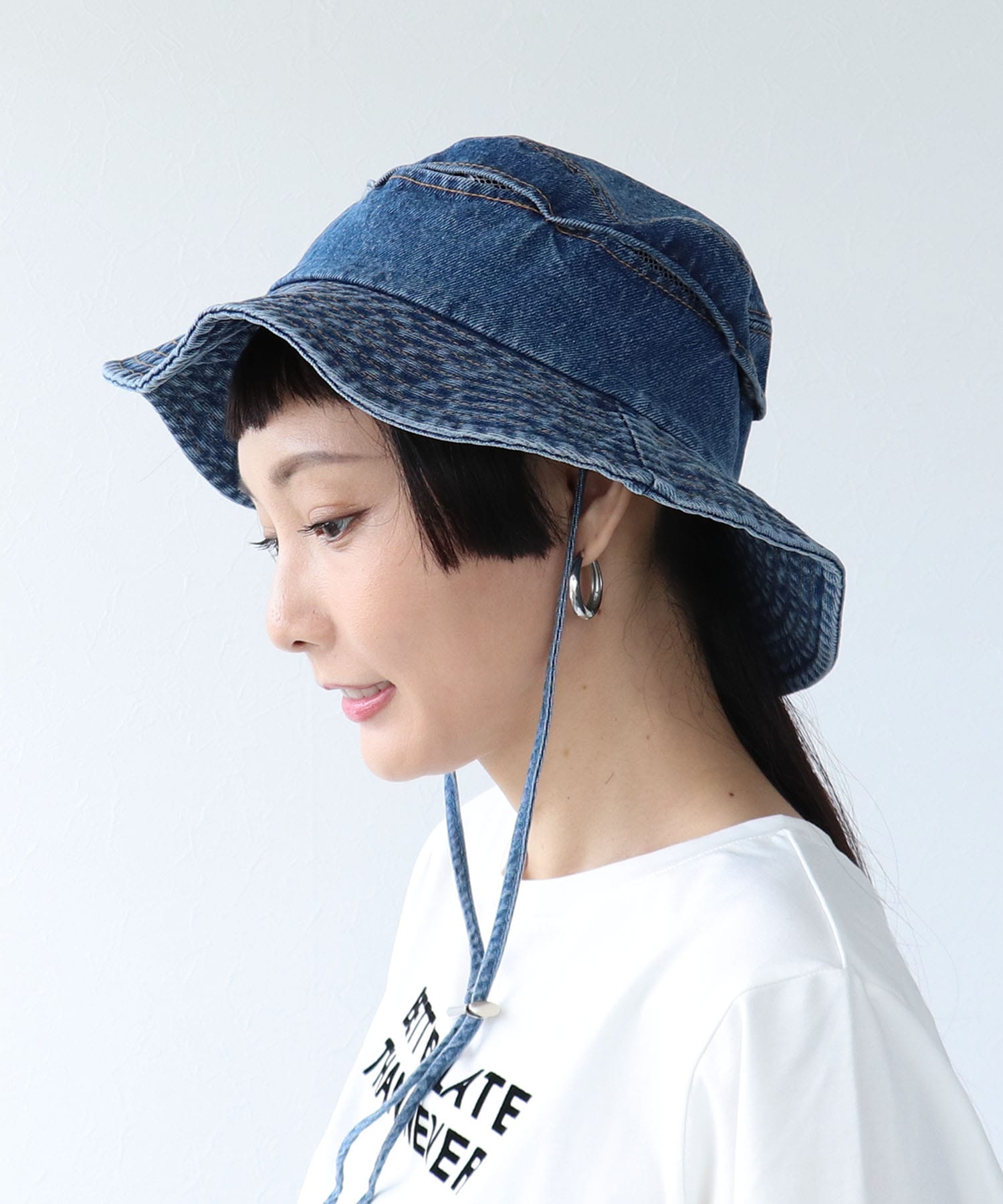 アジャスター付きデニムHAT