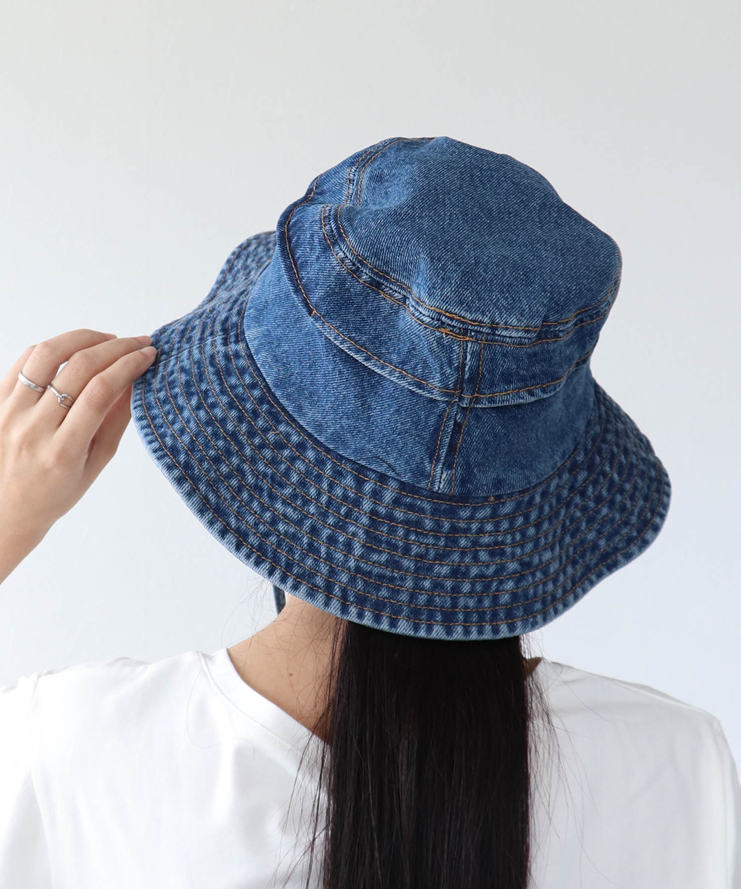 アジャスター付きデニムHAT