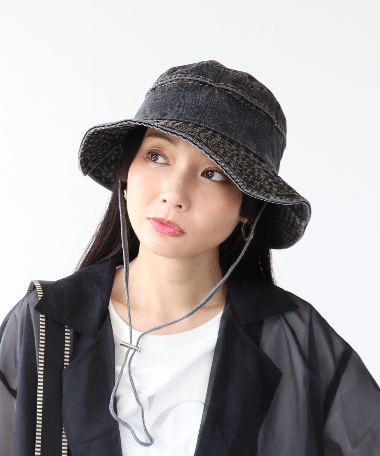 アジャスター付きデニムHAT