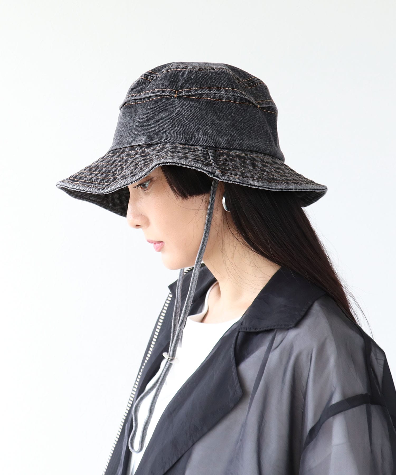 アジャスター付きデニムHAT