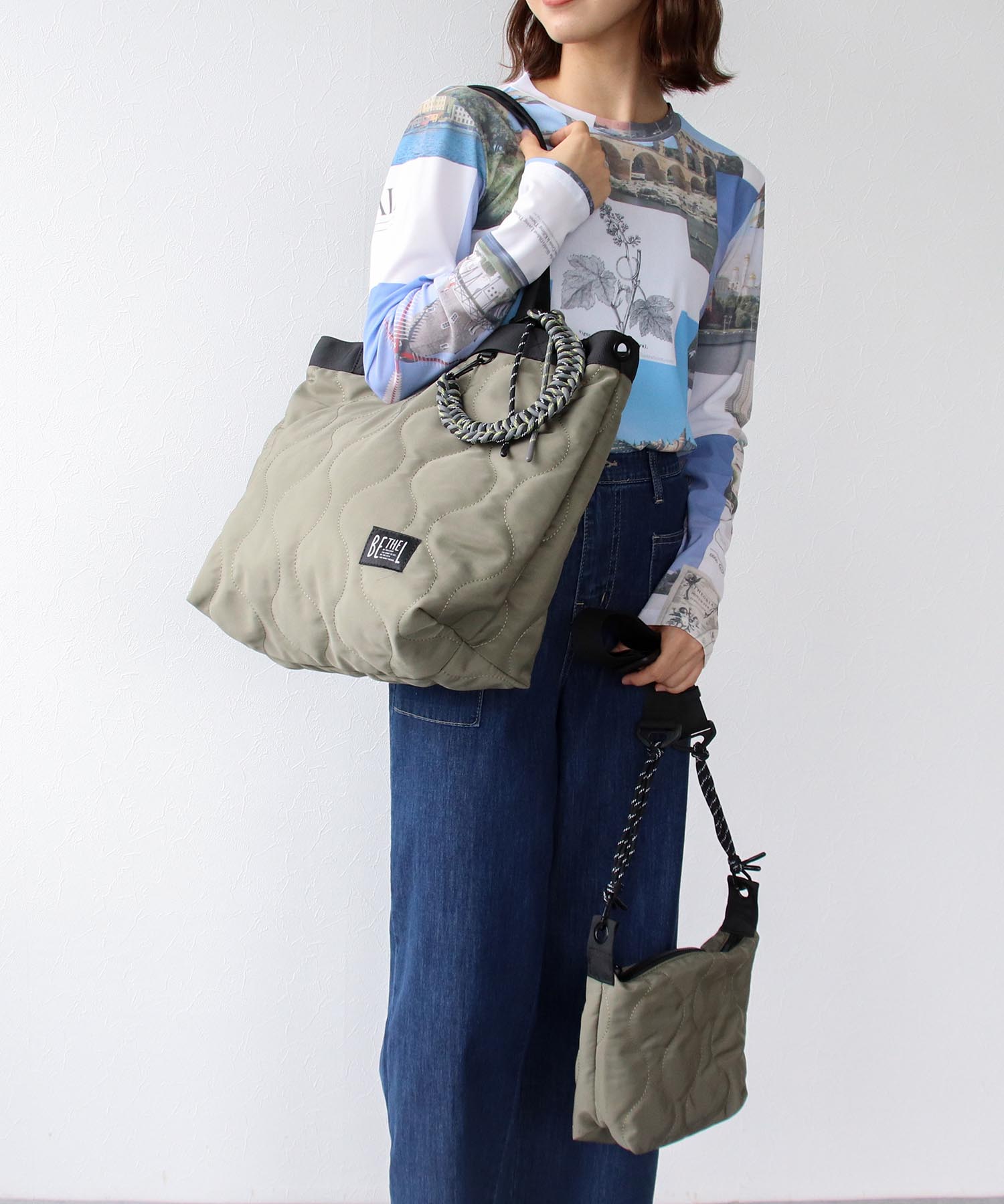 【BETHEL】2-IN-1 TOTE BAG