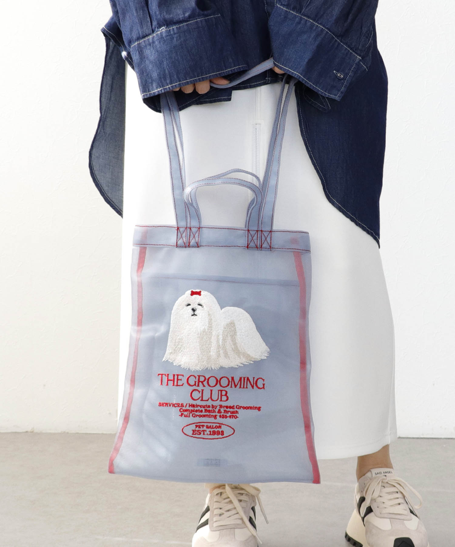 【JOliJOli】ローカルズメッシュフラットトート