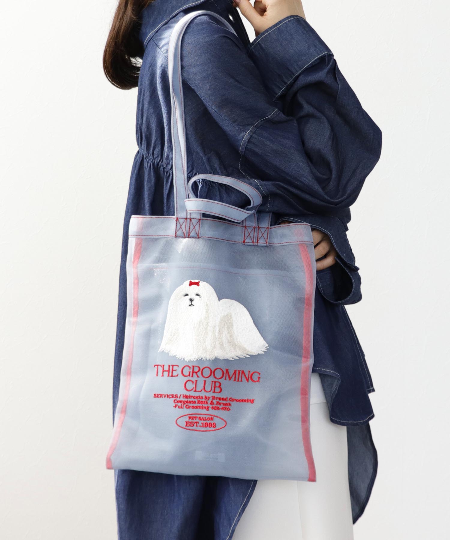 【JOliJOli】ローカルズメッシュフラットトート