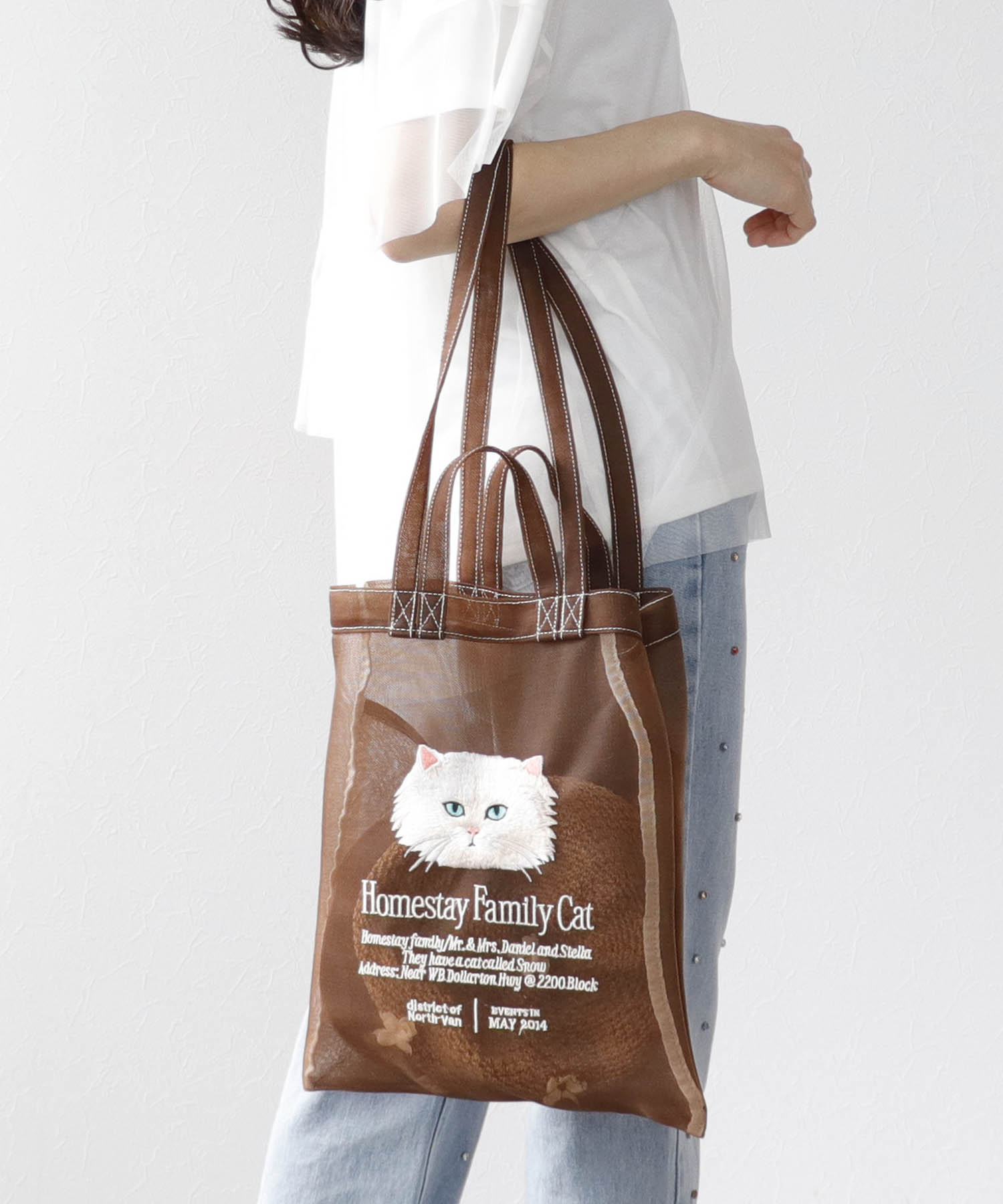 【JOliJOli】ローカルズメッシュフラットトート