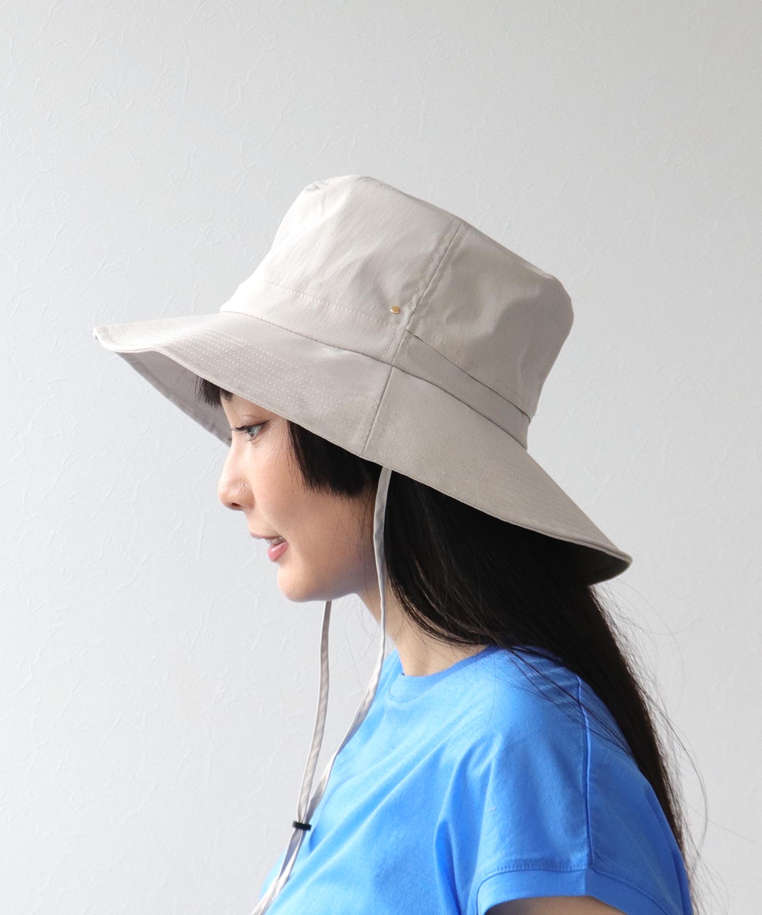 UVケアアジャスターストロール撥水HAT