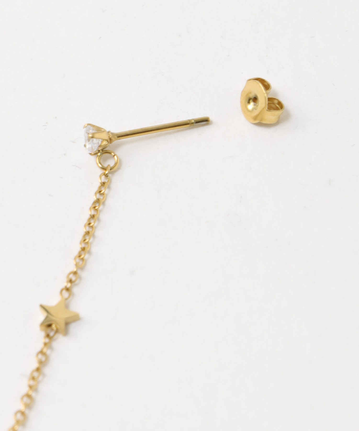 星月ステンレスピアス