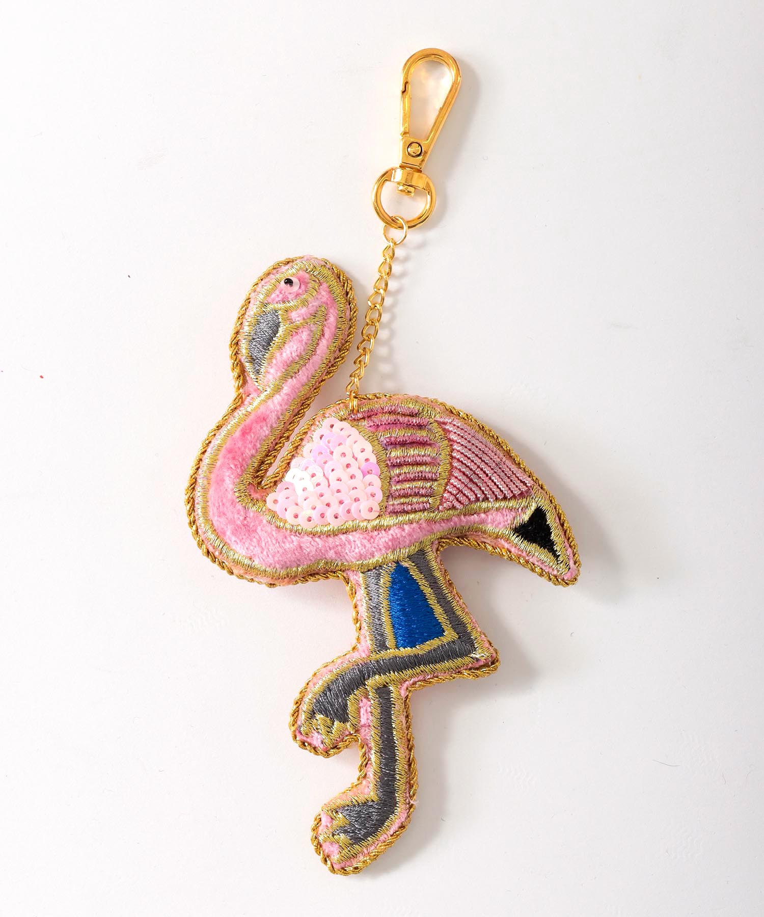 アニマル刺繍キーホルダー