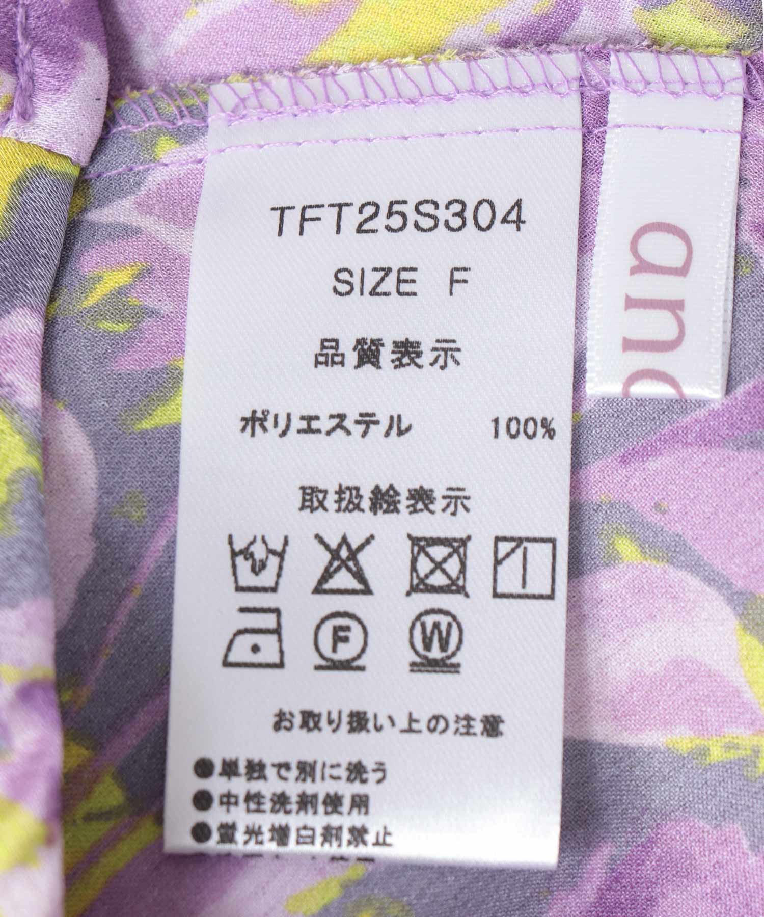 フラワープリントワンピース