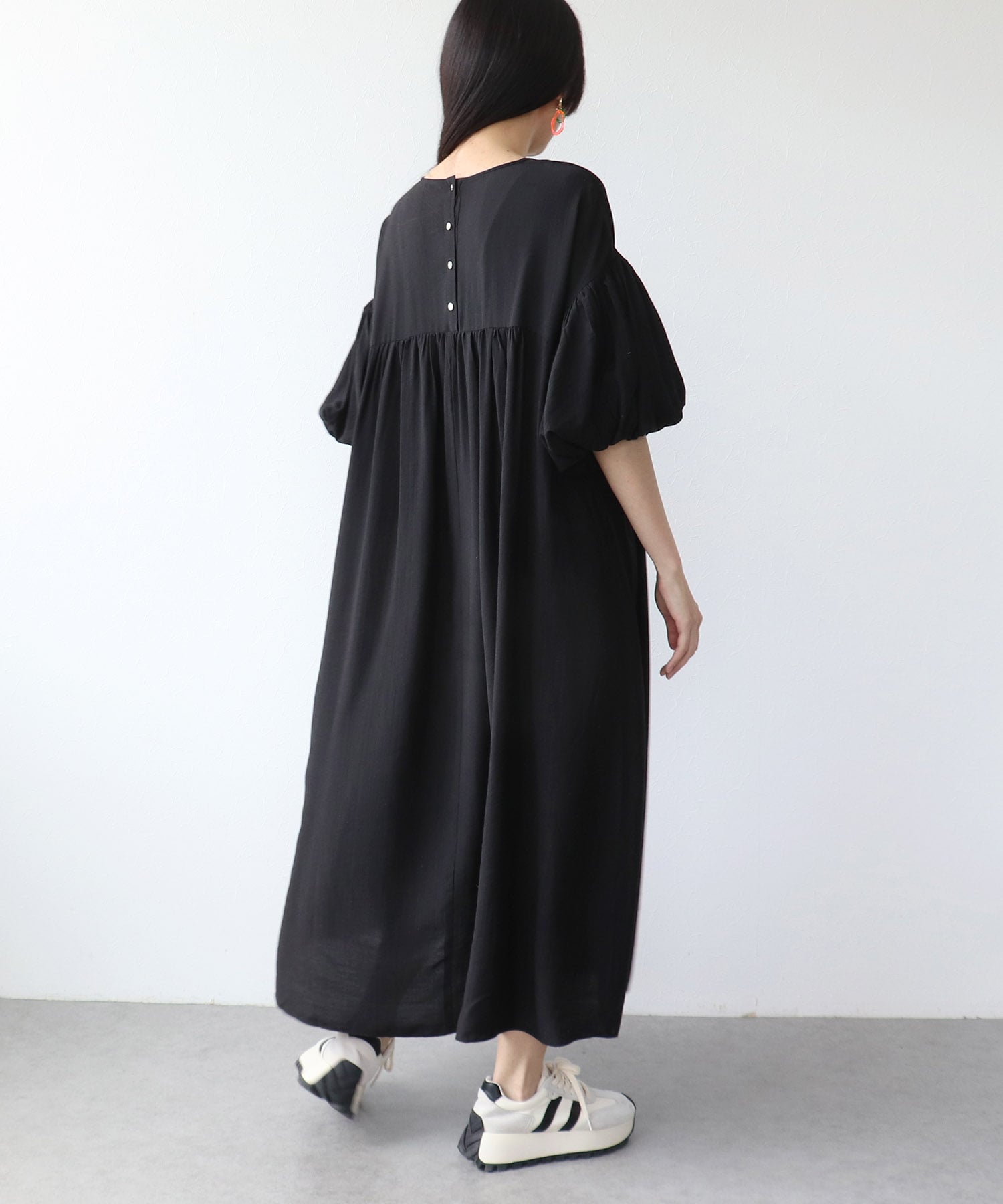 ≪WEB先行発売≫袖ボリュームワンピース