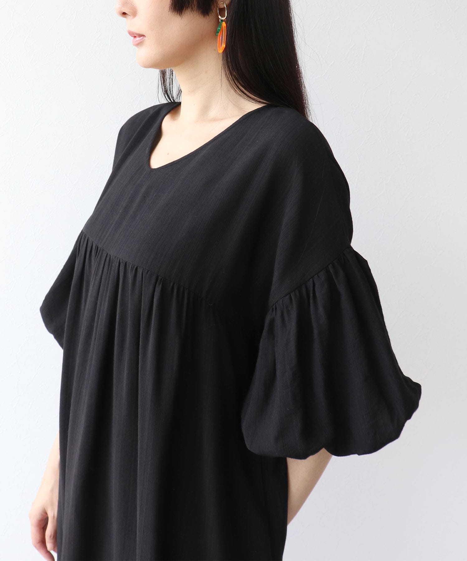 ≪WEB先行発売≫袖ボリュームワンピース