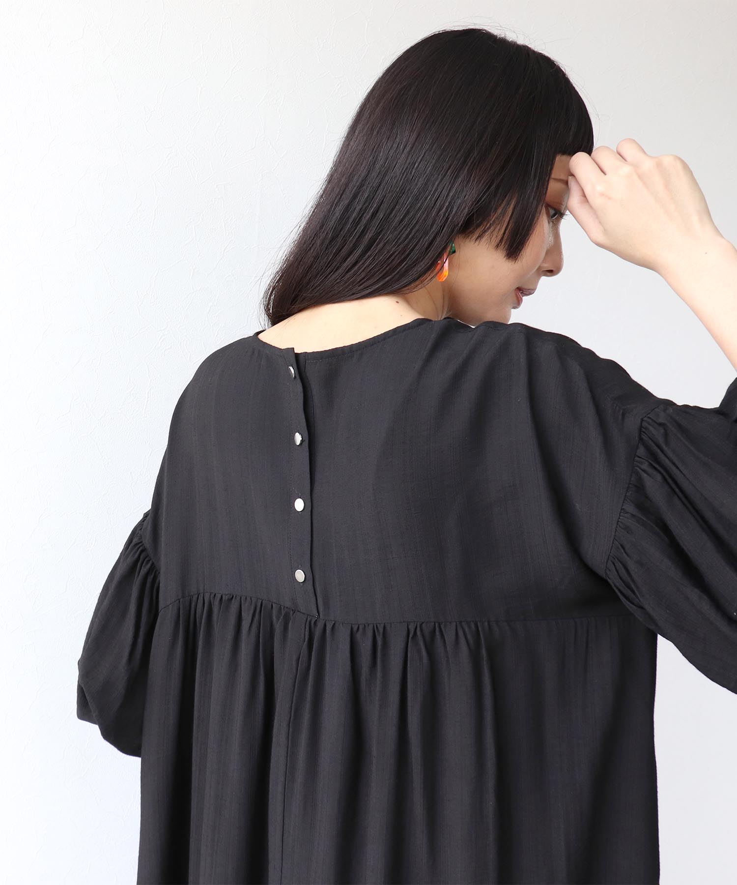 ≪WEB先行発売≫袖ボリュームワンピース