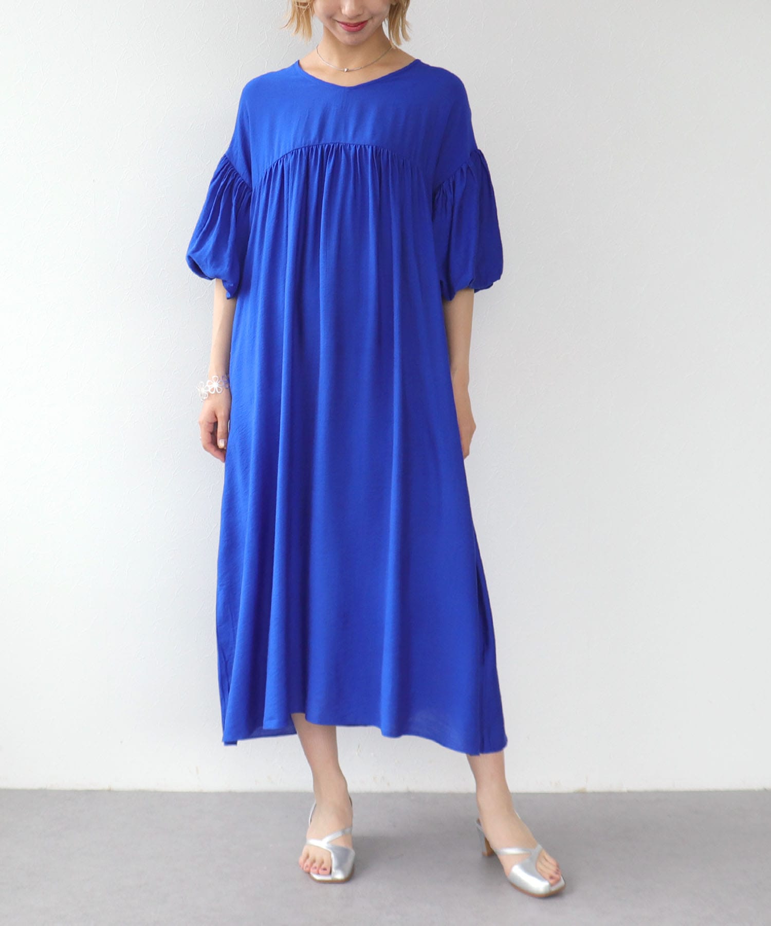 ≪WEB先行発売≫袖ボリュームワンピース