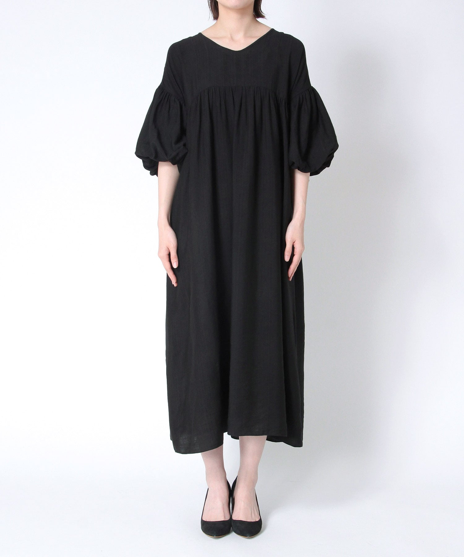 ≪WEB先行発売≫袖ボリュームワンピース