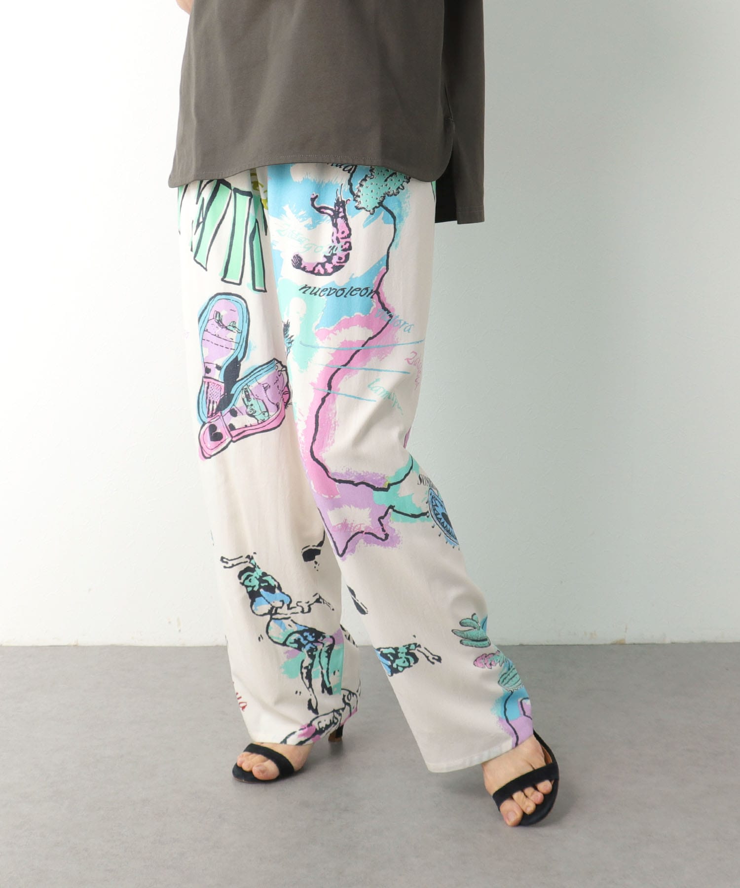 MEXICOプリントパンツ