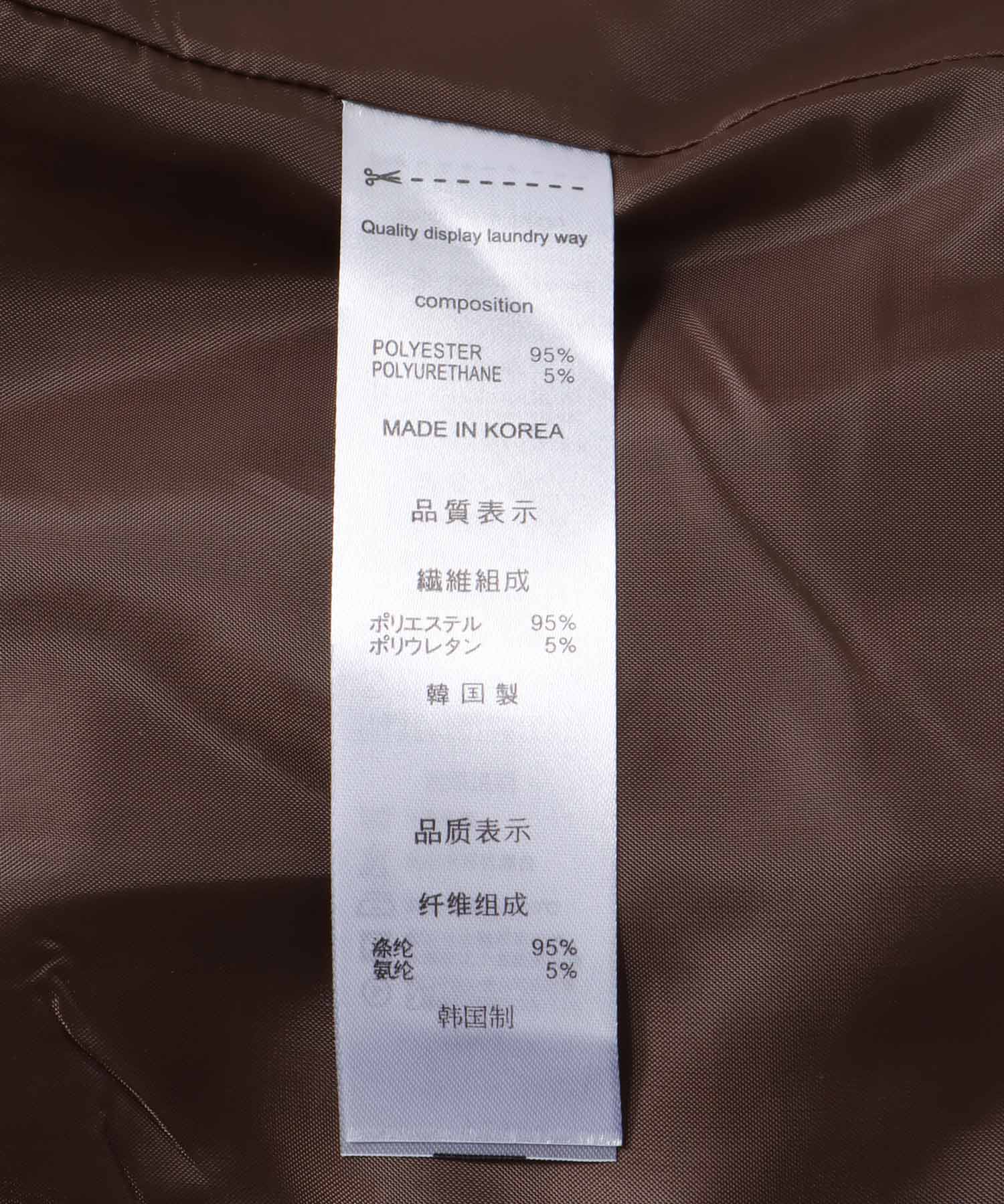 ROSEプリント切替チェックショートジャケット