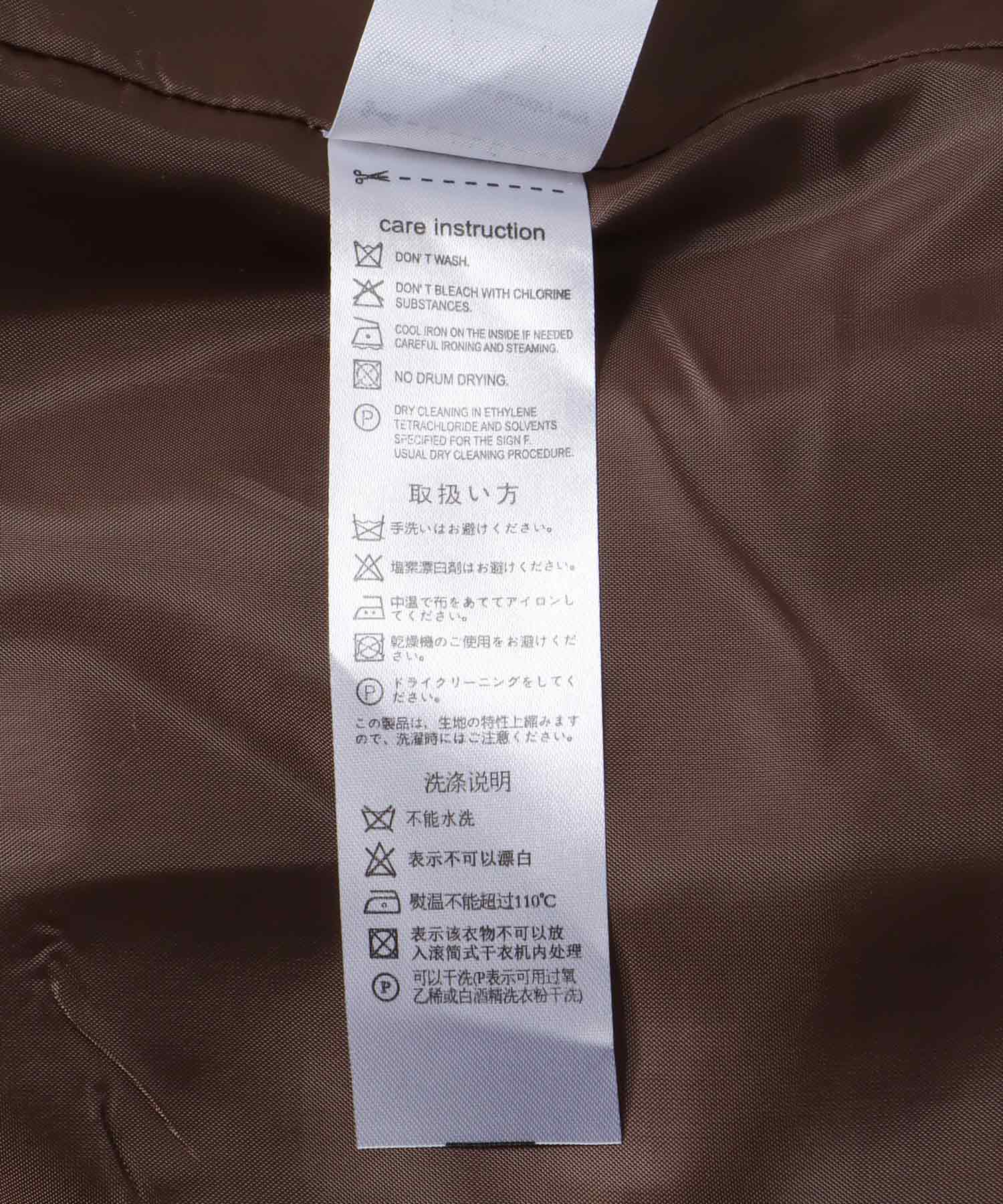 ROSEプリント切替チェックショートジャケット