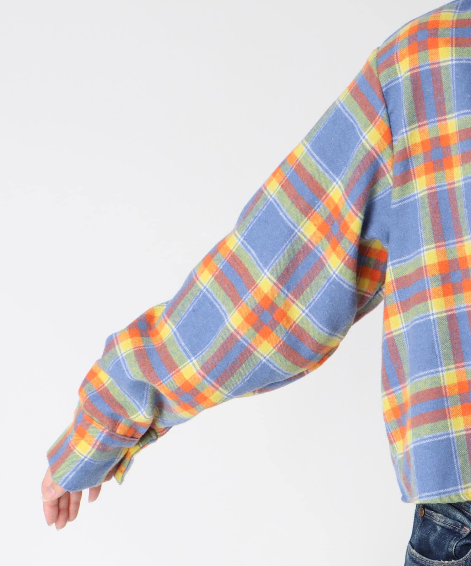 マドラスチェック柄シャツ