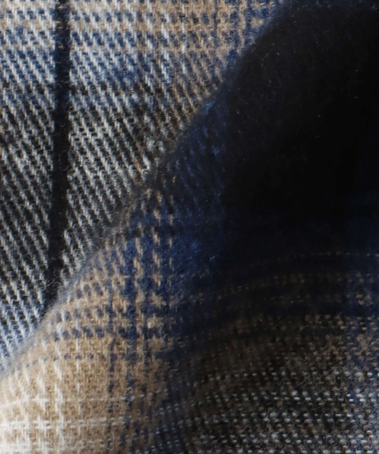 グラデチェック柄シャツ