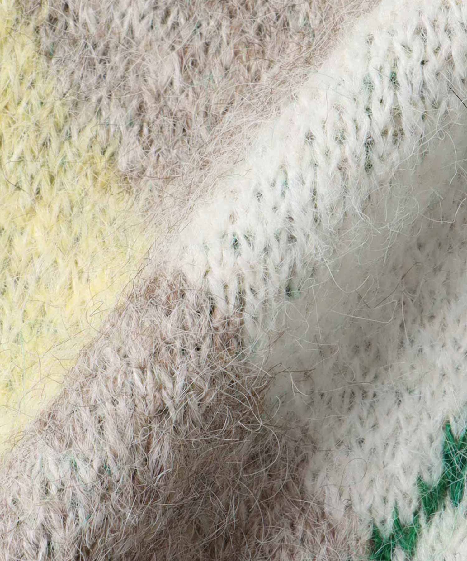 アーガイル柄カーディガン