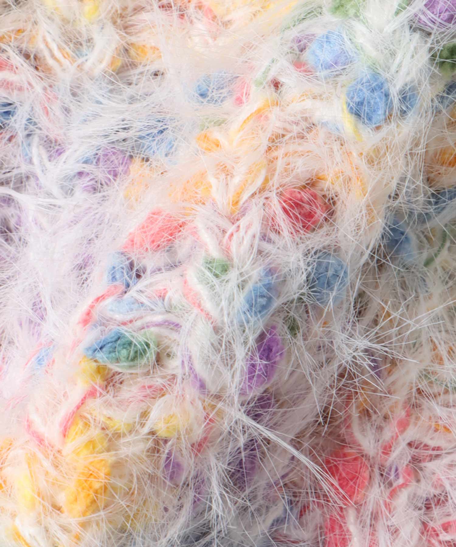 ポコポコMIXヤーンニットカーディガン