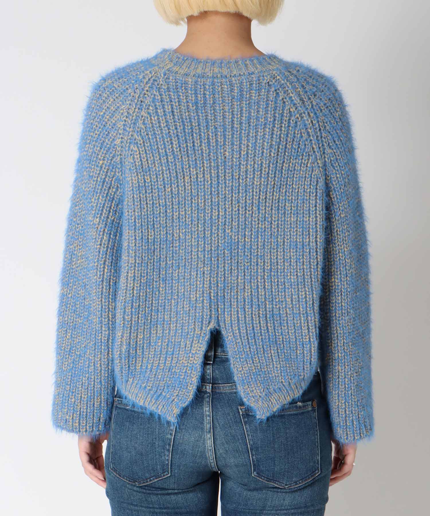 バックスリットシャギープルオーバー