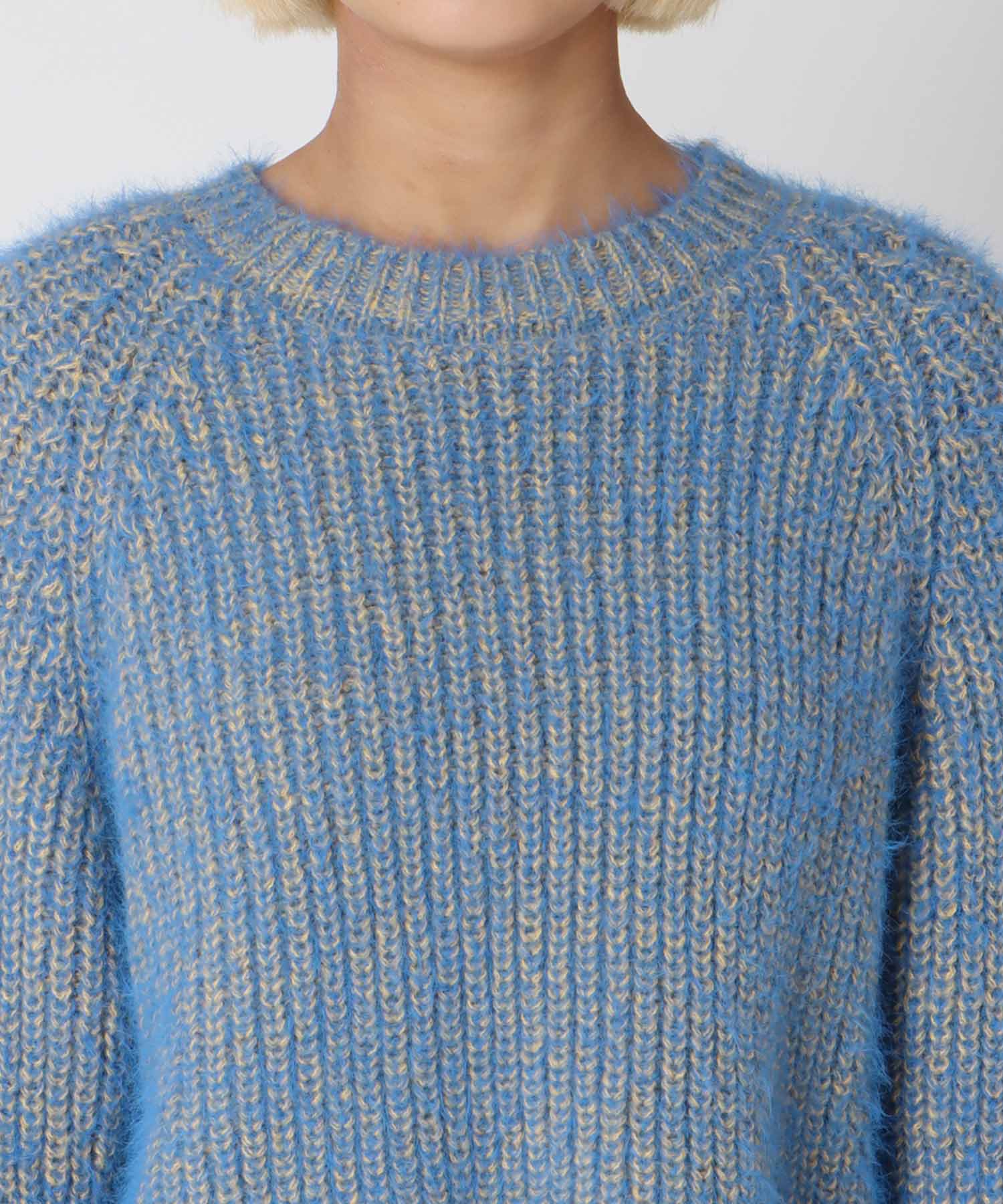 バックスリットシャギープルオーバー