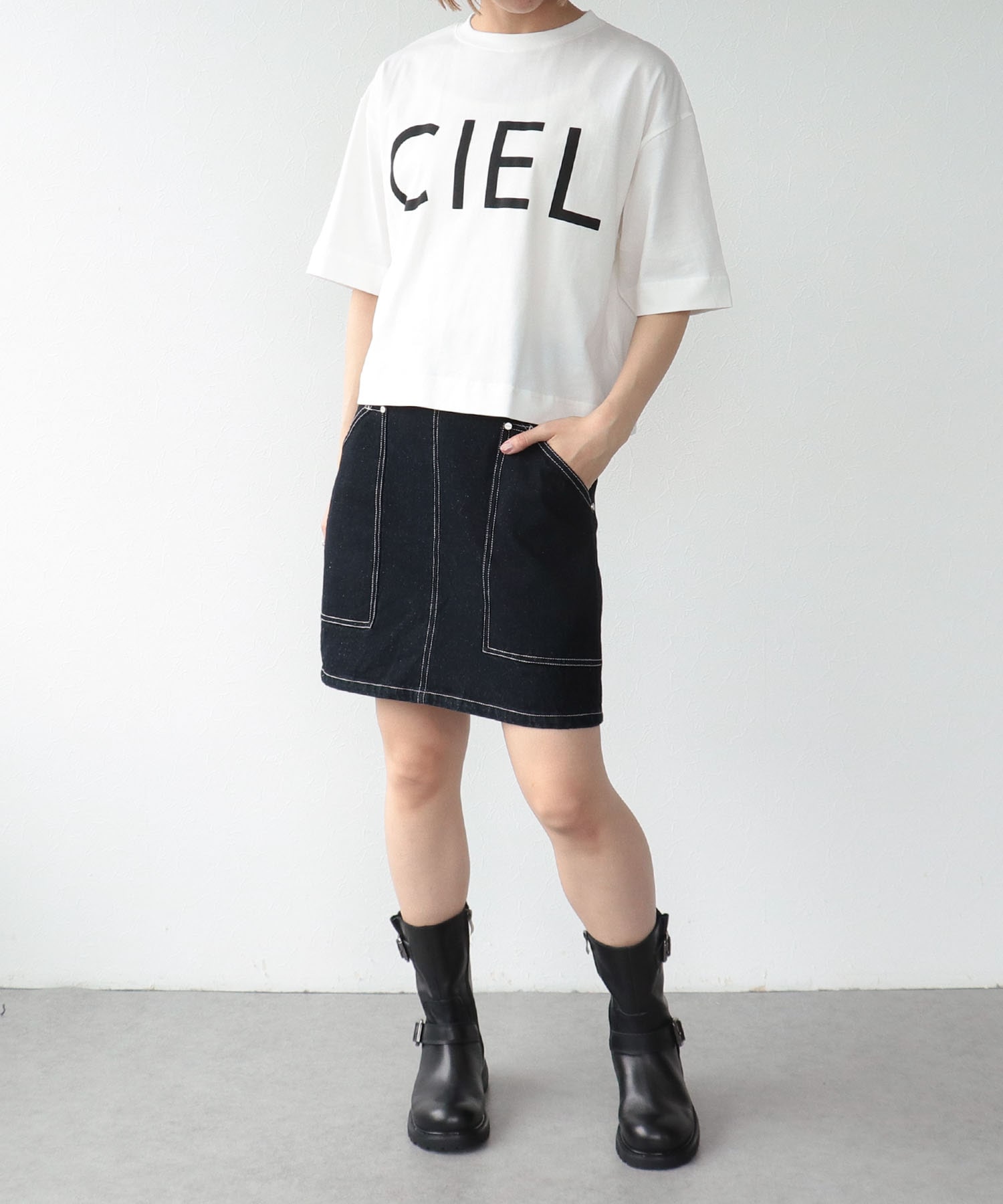 CIELロゴプリントTシャツ