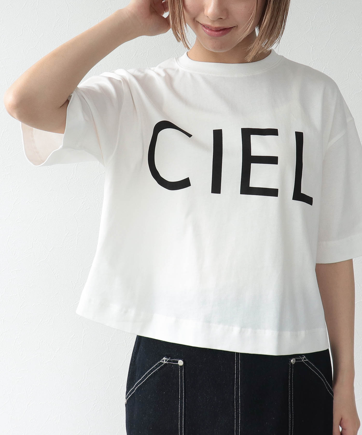 CIELロゴプリントTシャツ