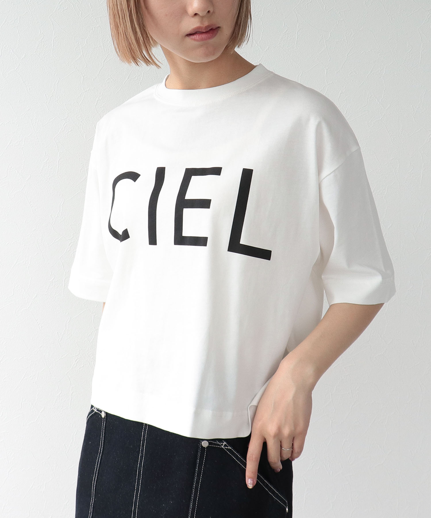 CIELロゴプリントTシャツ