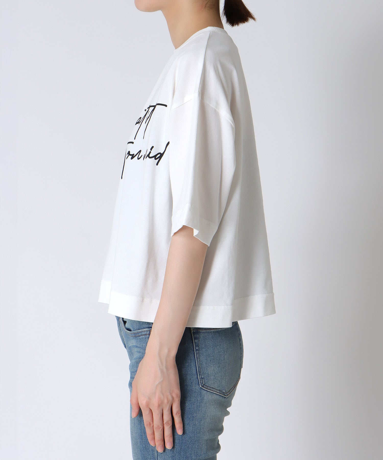 MessageロゴプリントTシャツ