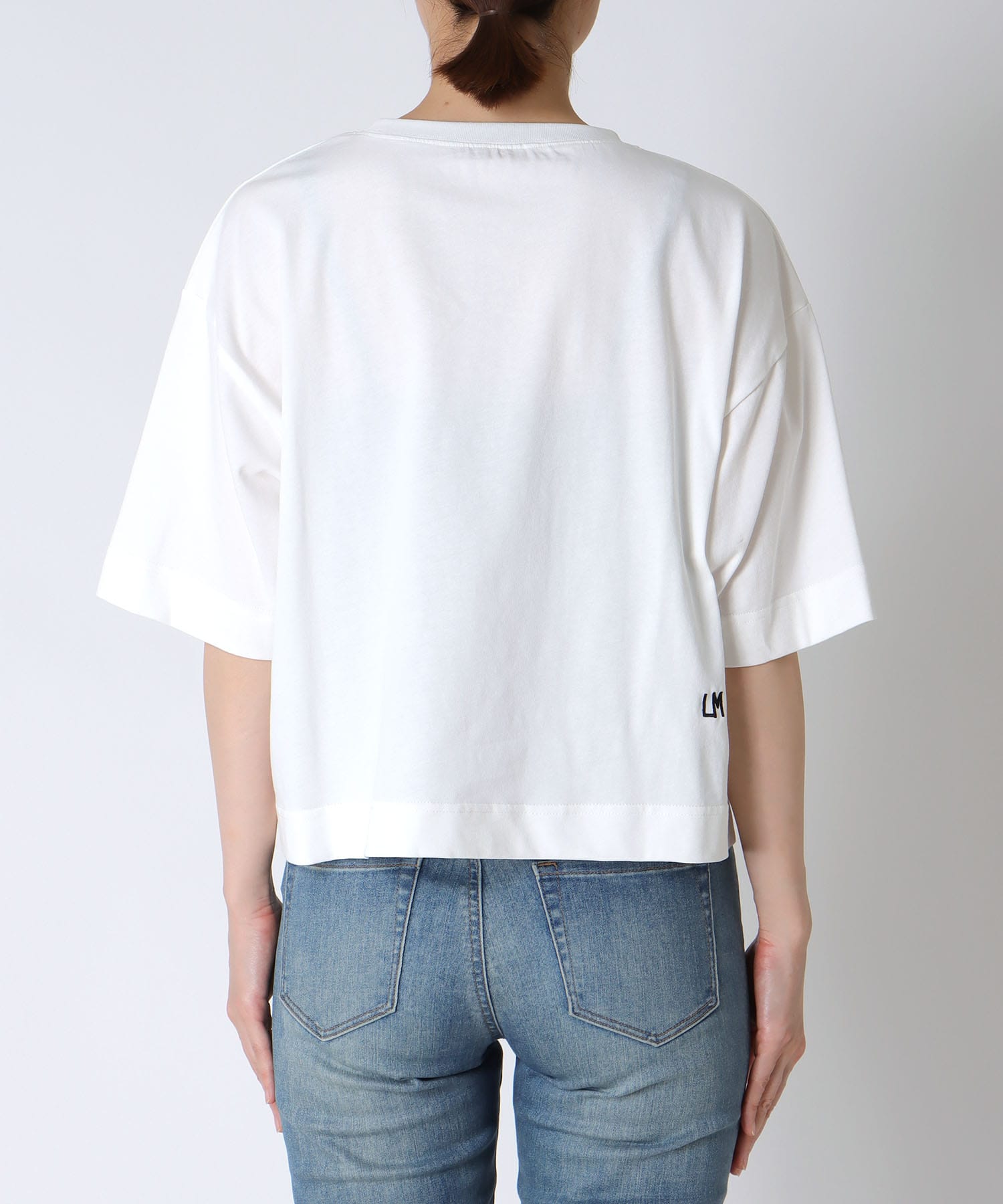 MessageロゴプリントTシャツ
