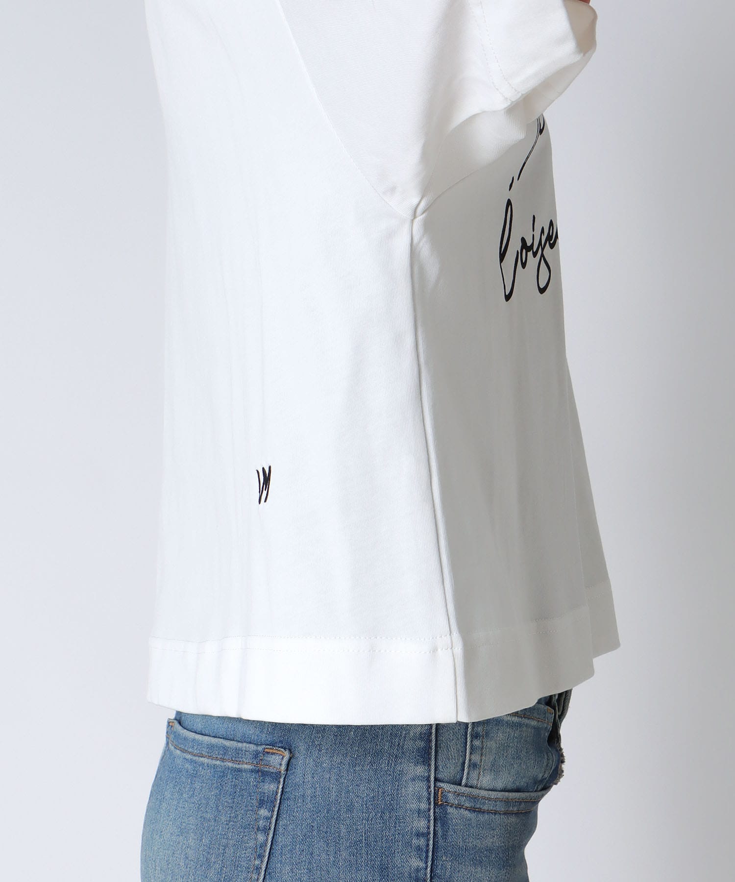 MessageロゴプリントTシャツ