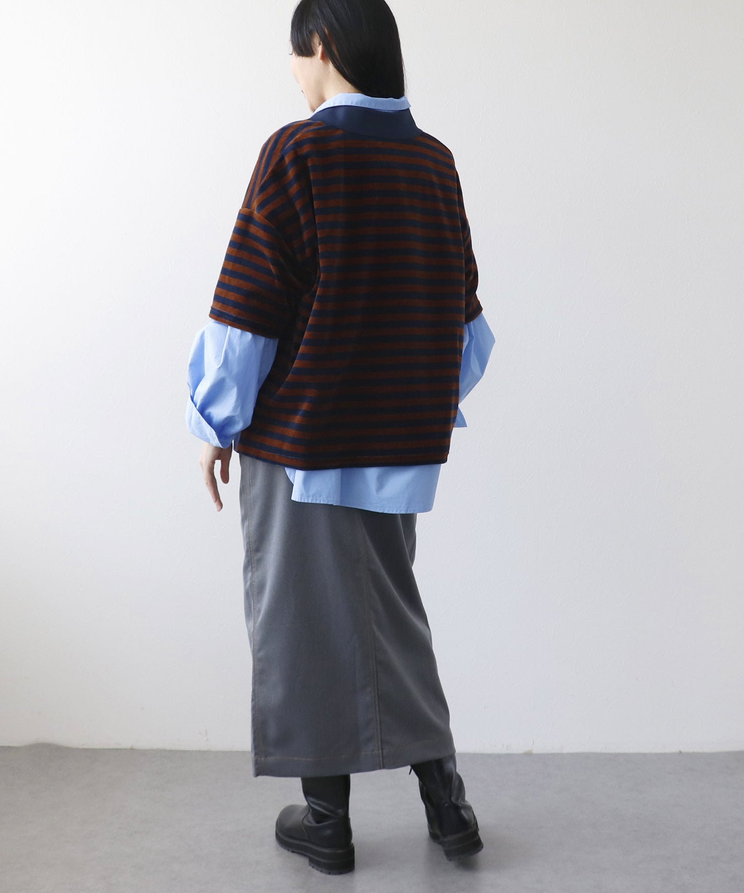 ＜一部店舗・WEB限定＞デニムドッキングスカート