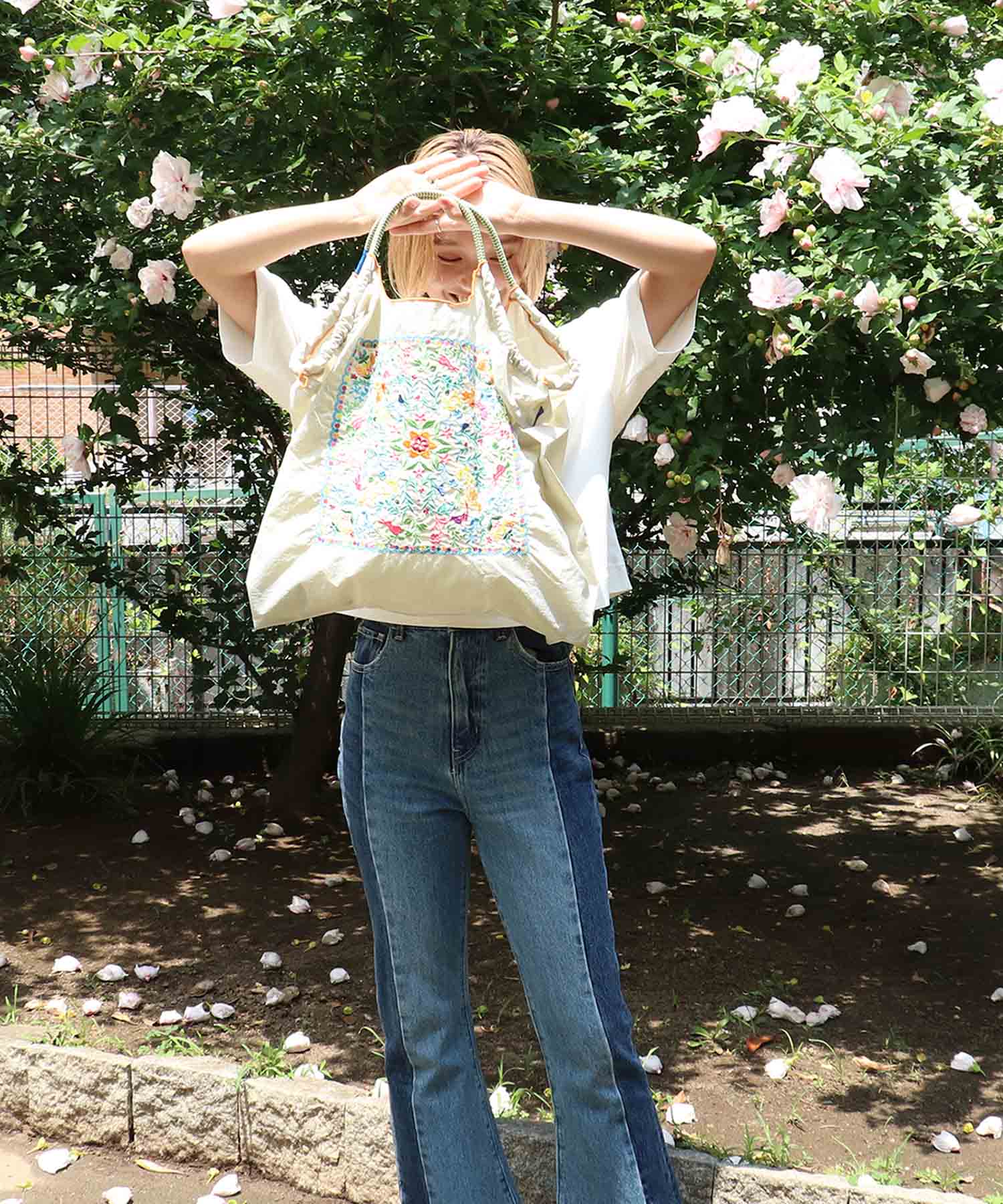 ＜一部店舗・WEB限定＞【Ball&Chain】flower bandana ＜L＞