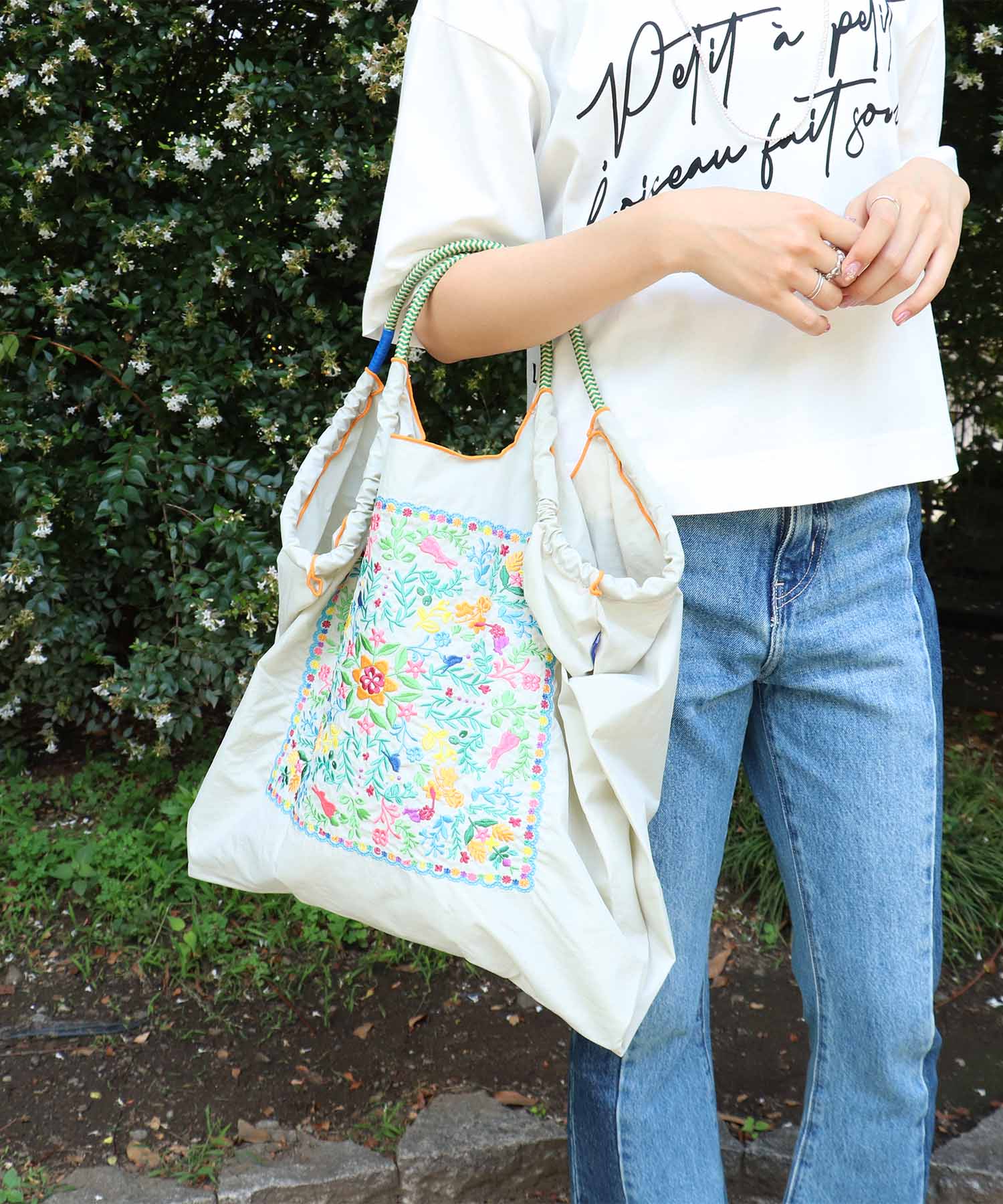 ＜一部店舗・WEB限定＞【Ball&Chain】flower bandana ＜L＞